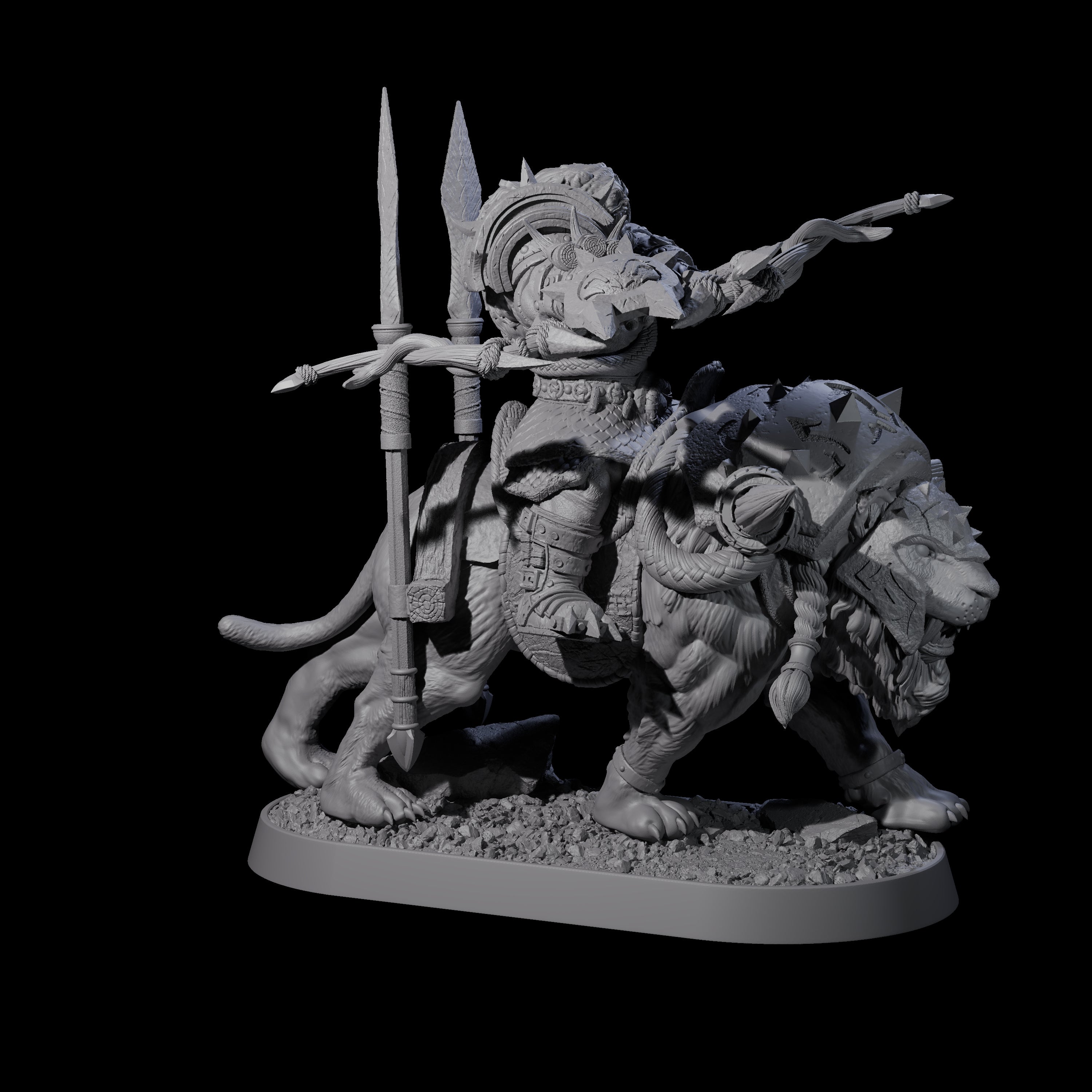 Honorable Orc of the East N Miniature for Dungeons and Dragons, Pathfinder or other TTRPGs