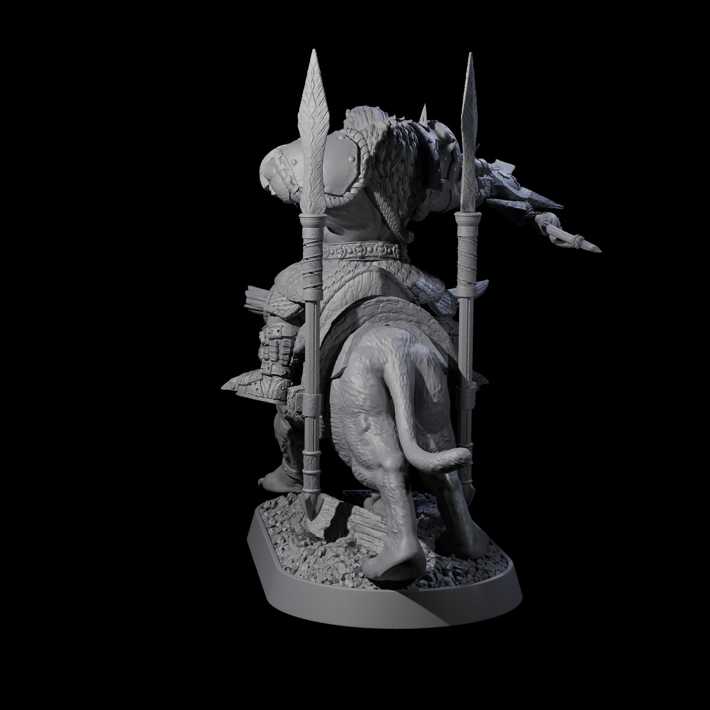 Honorable Orc of the East N Miniature for Dungeons and Dragons, Pathfinder or other TTRPGs