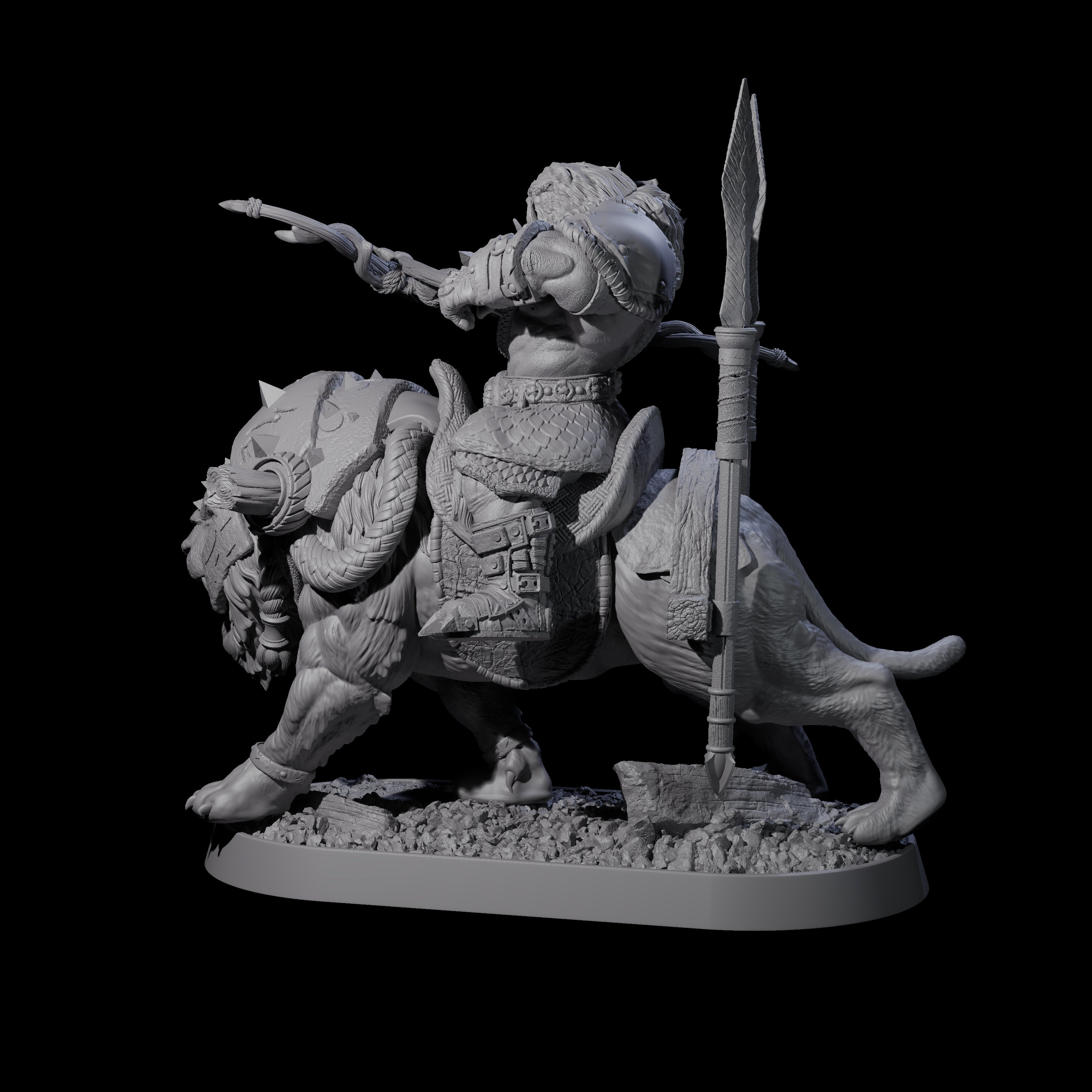 Honorable Orc of the East N Miniature for Dungeons and Dragons, Pathfinder or other TTRPGs