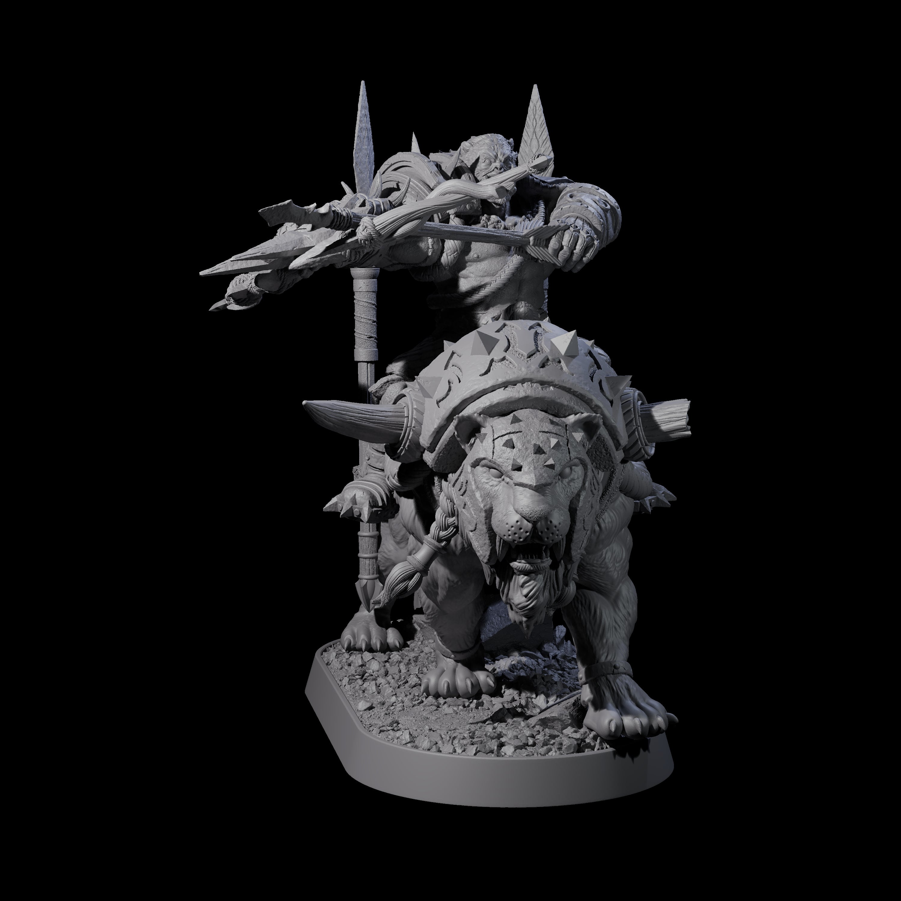 Honorable Orc of the East N Miniature for Dungeons and Dragons, Pathfinder or other TTRPGs