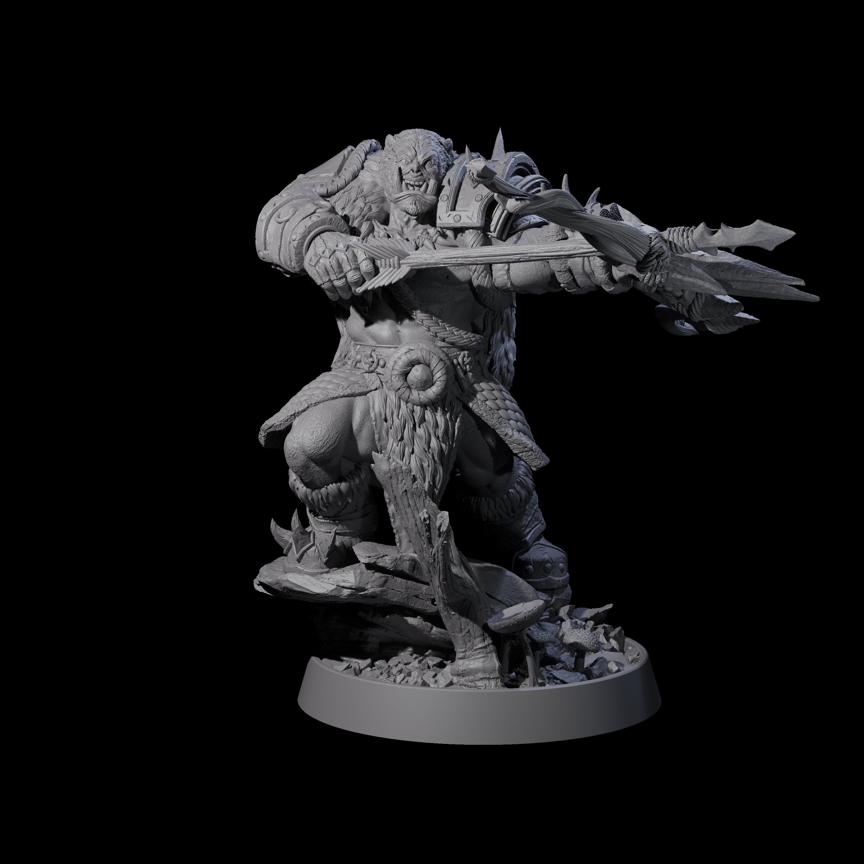 Honorable Orcs of the East Miniature for Dungeons and Dragons, Pathfinder or other TTRPGs