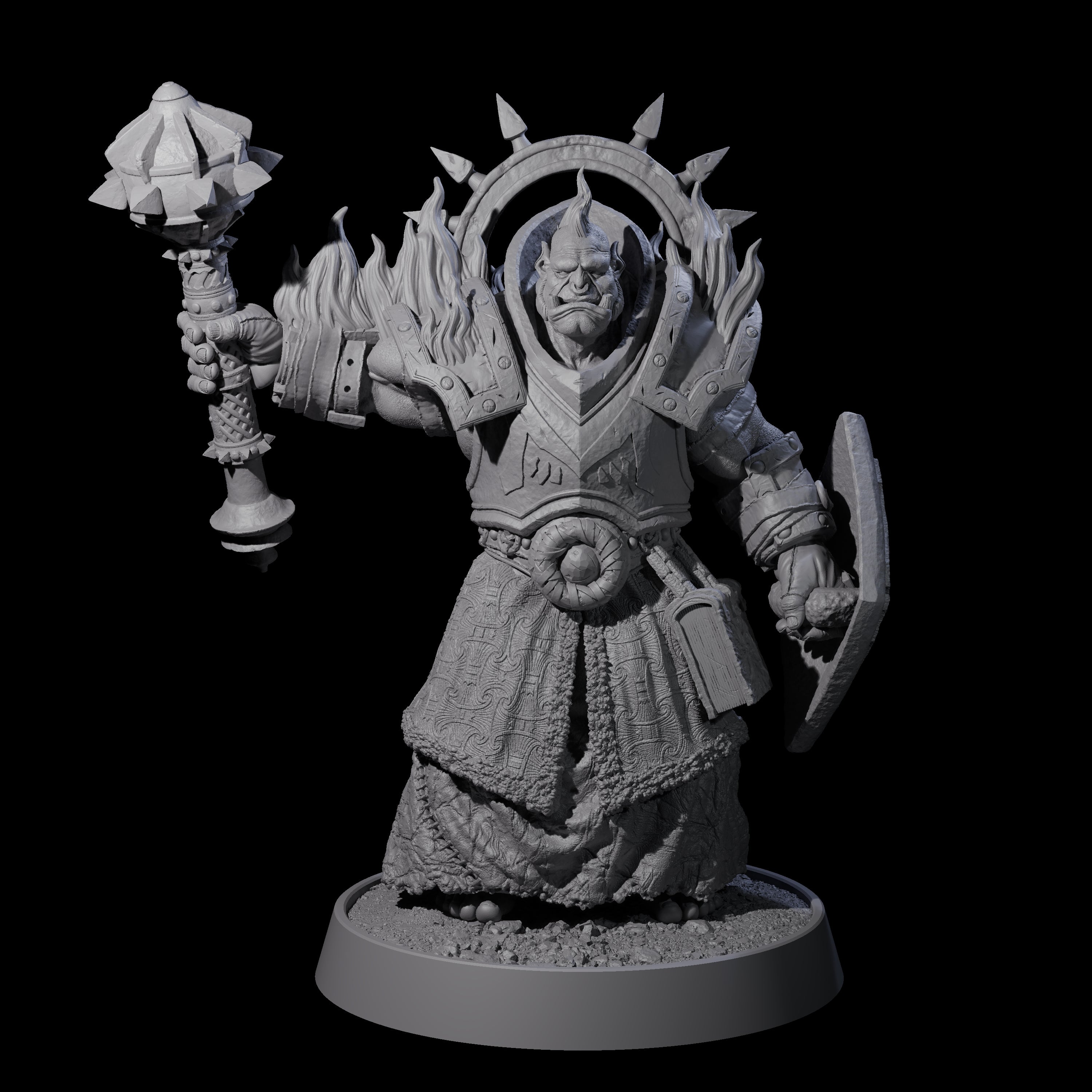 Honorable Orcs of the East Miniature for Dungeons and Dragons, Pathfinder or other TTRPGs