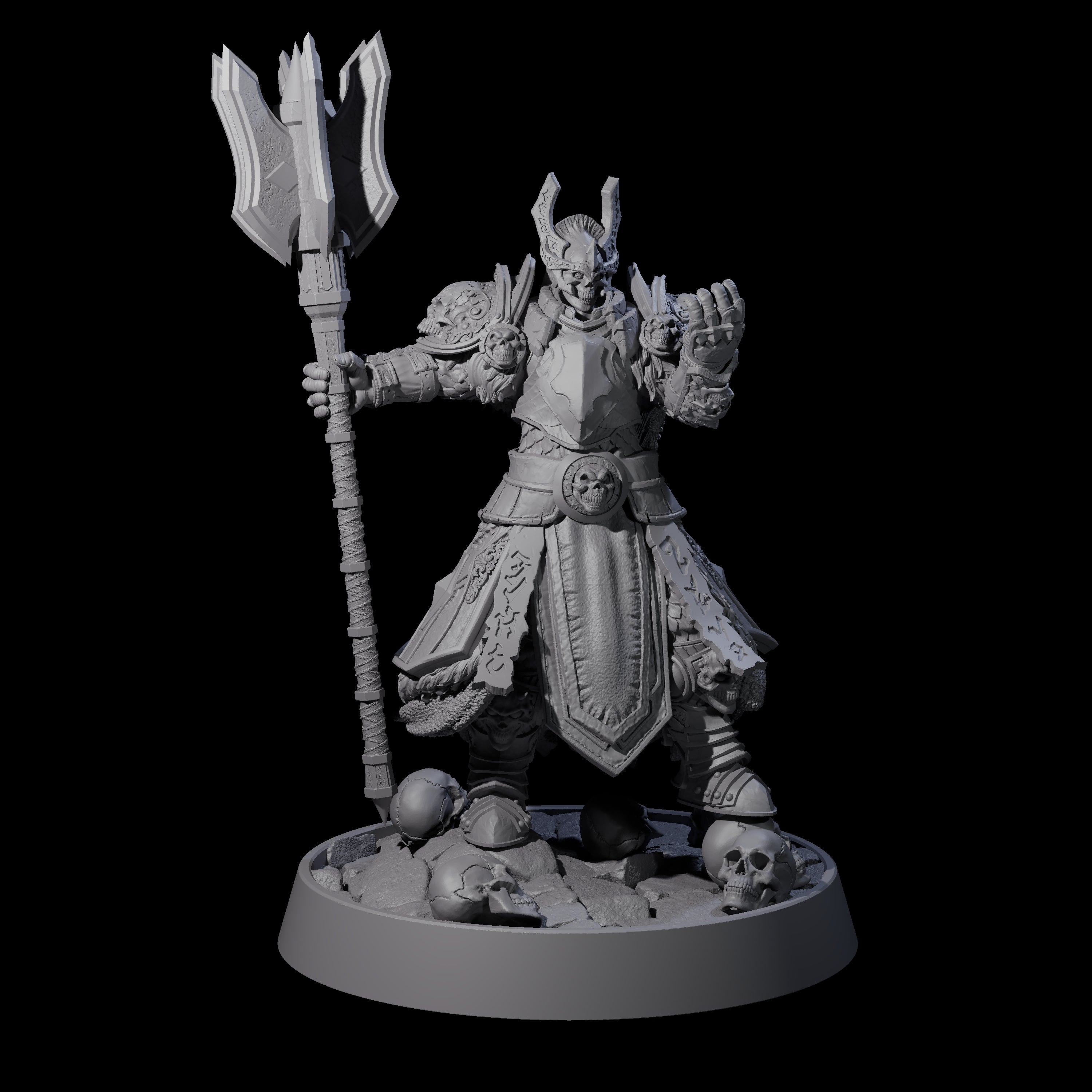 Horrible Undead Horde B Miniature for Dungeons and Dragons, Pathfinder or other TTRPGs