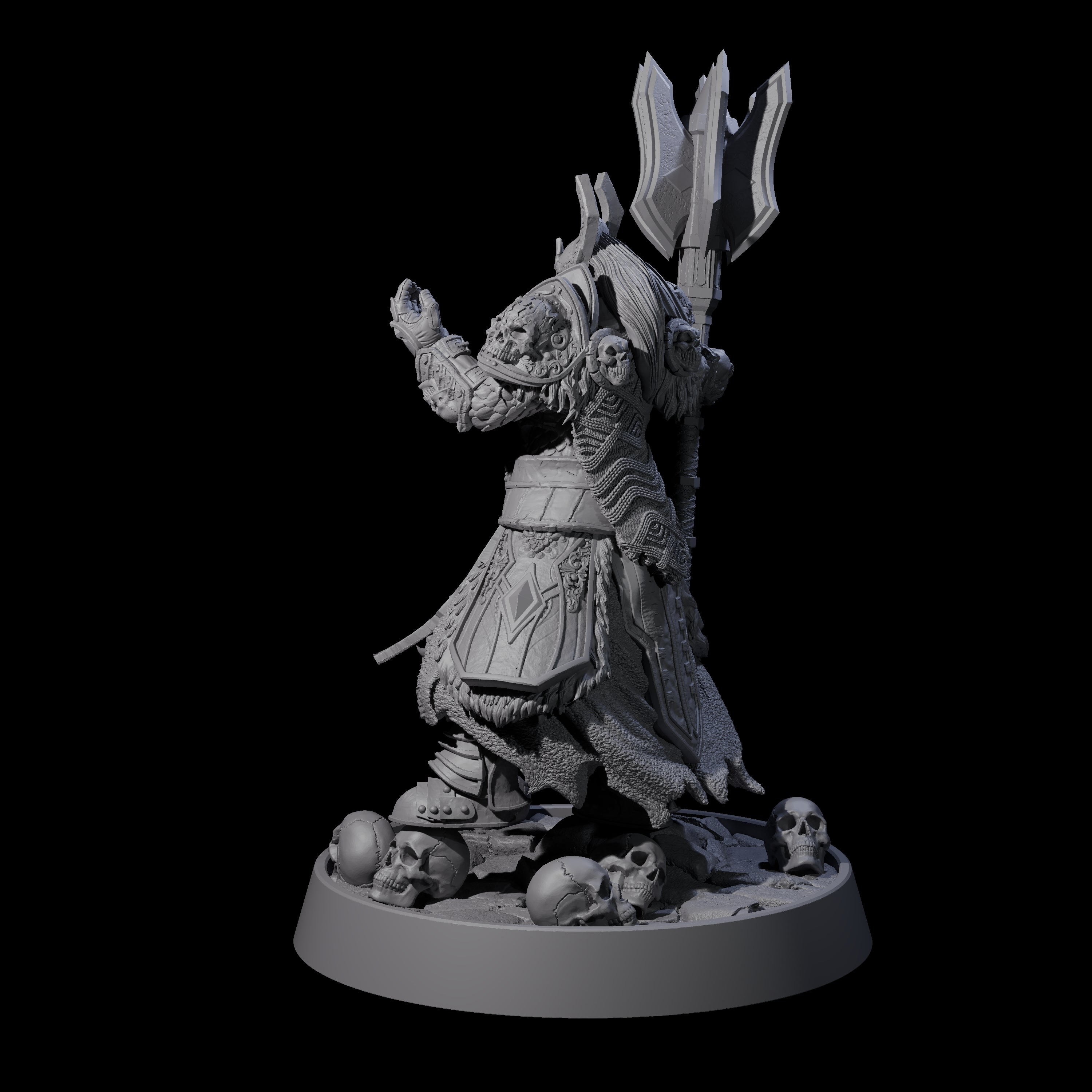 Horrible Undead Horde B Miniature for Dungeons and Dragons, Pathfinder or other TTRPGs