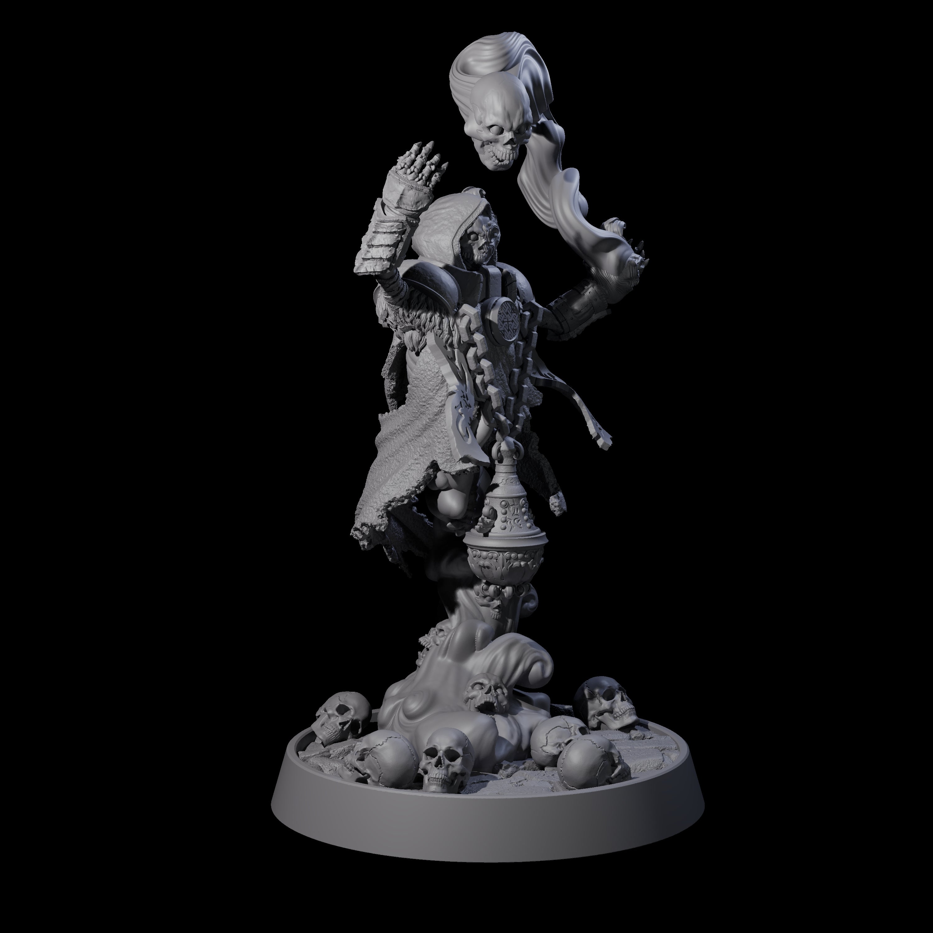 Horrible Undead Horde E Miniature for Dungeons and Dragons, Pathfinder or other TTRPGs