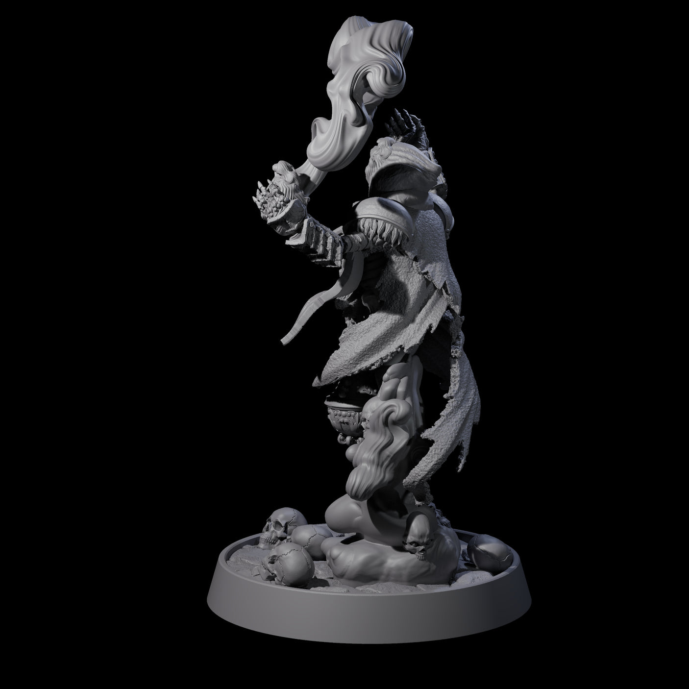 Horrible Undead Horde E Miniature for Dungeons and Dragons, Pathfinder or other TTRPGs