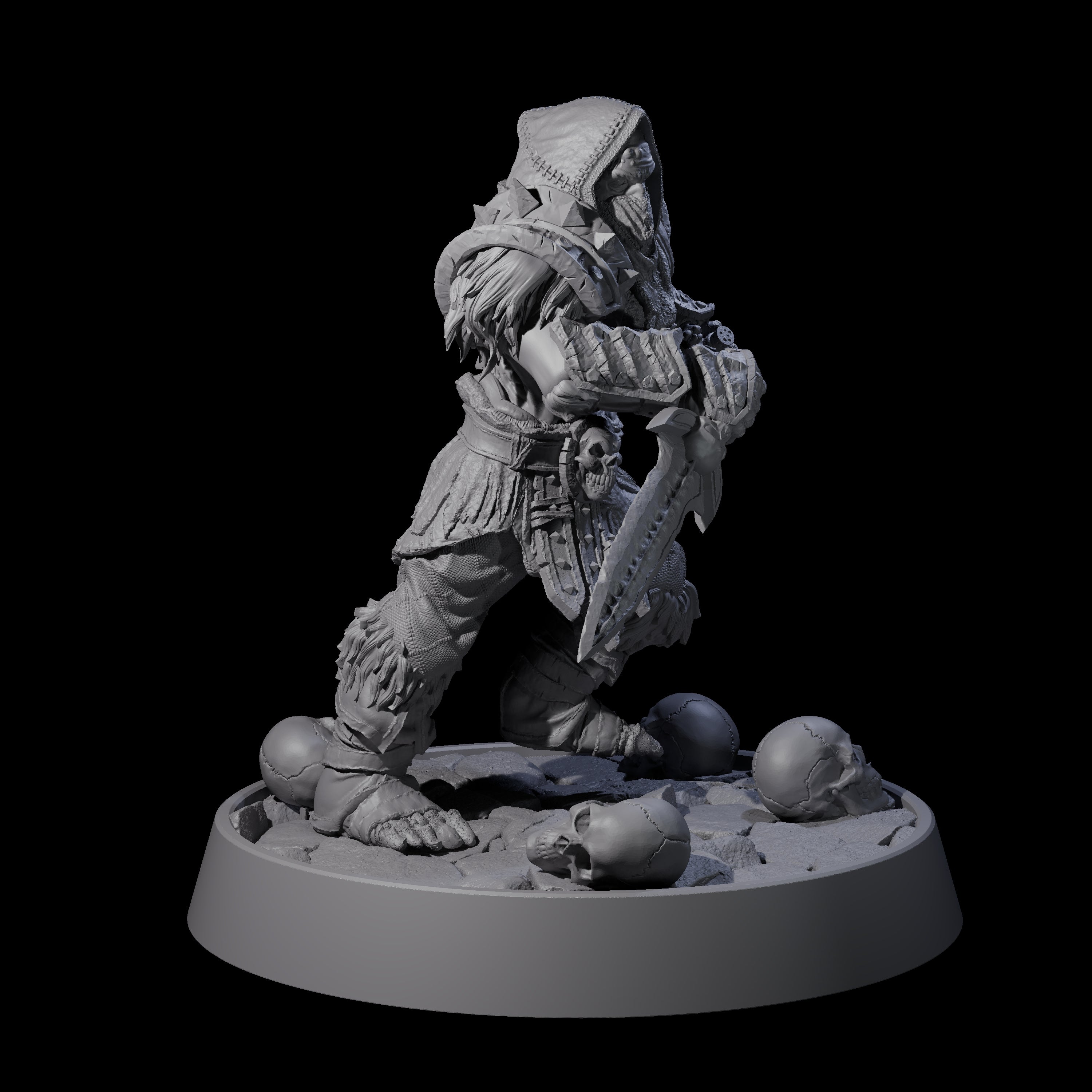 Horrible Undead Horde F Miniature for Dungeons and Dragons, Pathfinder or other TTRPGs