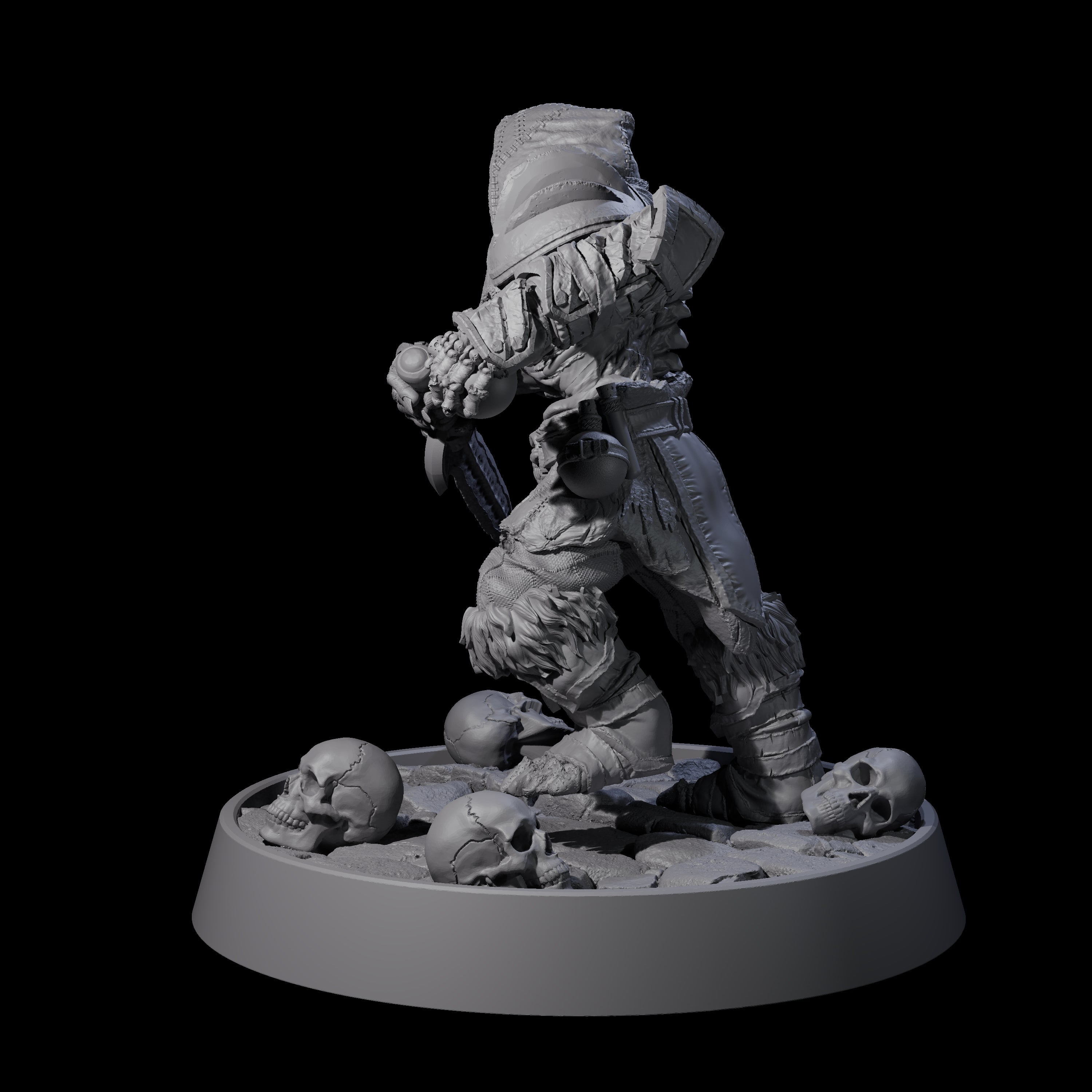 Horrible Undead Horde F Miniature for Dungeons and Dragons, Pathfinder or other TTRPGs