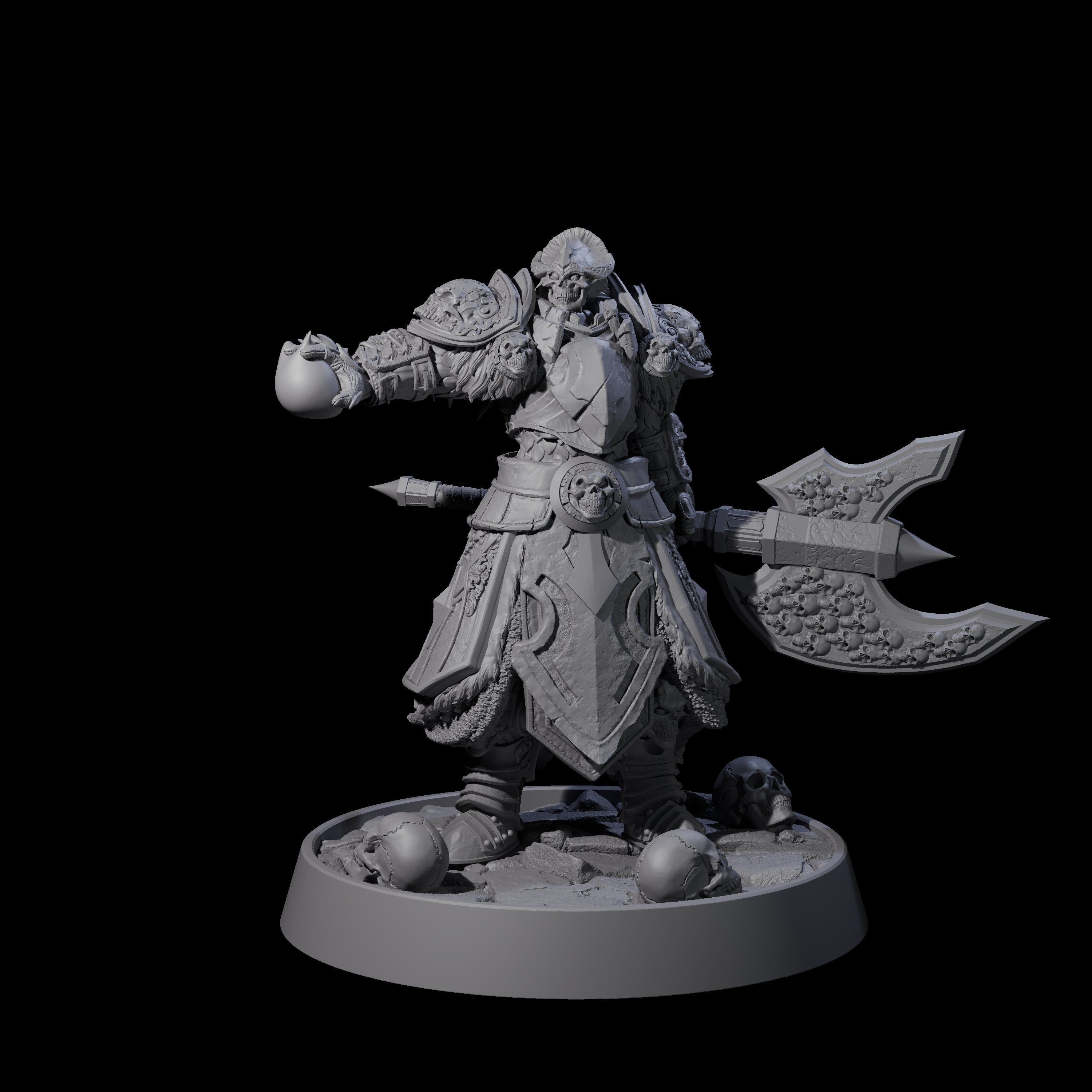Horrible Undead Horde H Miniature for Dungeons and Dragons, Pathfinder or other TTRPGs