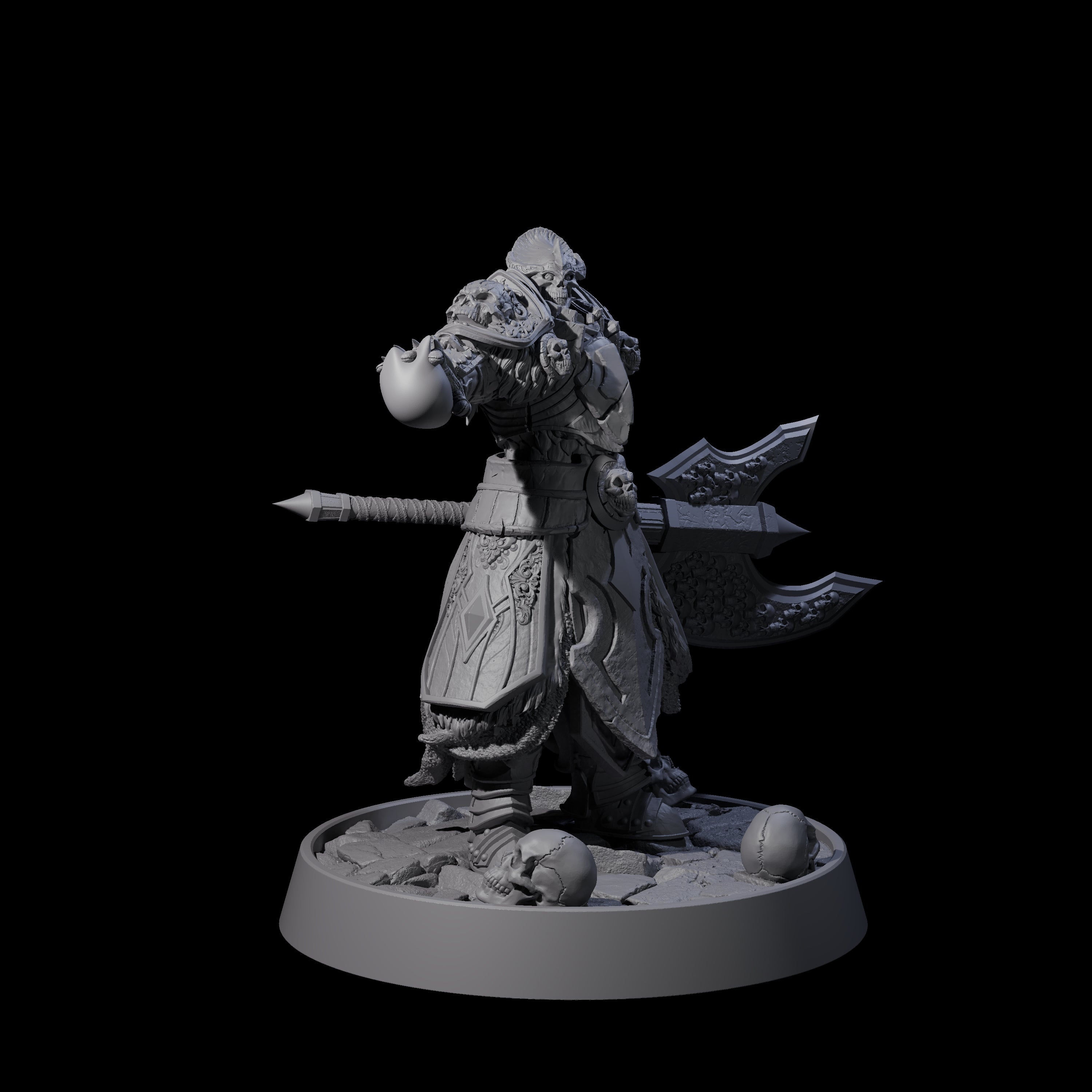 Horrible Undead Horde H Miniature for Dungeons and Dragons, Pathfinder or other TTRPGs