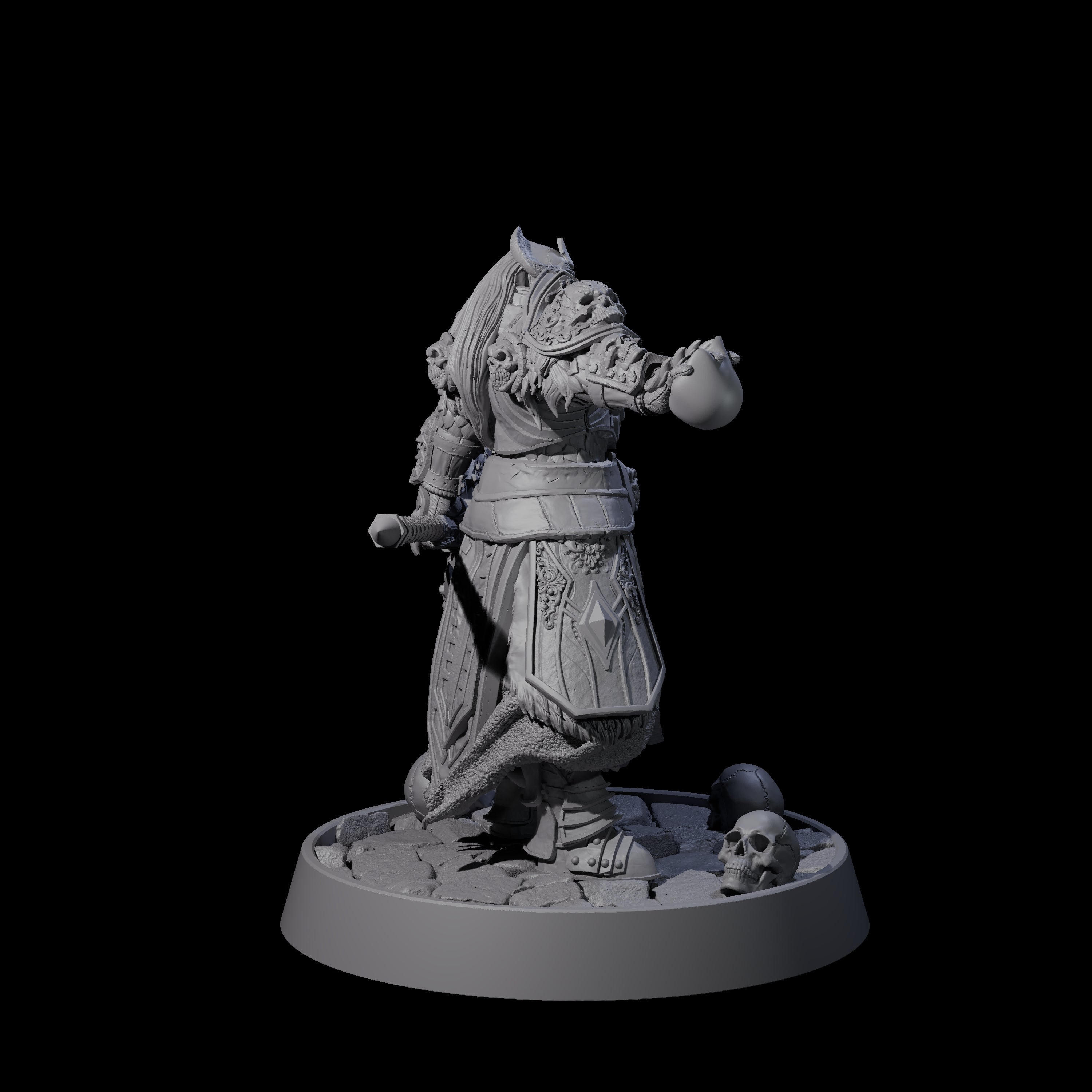 Horrible Undead Horde H Miniature for Dungeons and Dragons, Pathfinder or other TTRPGs