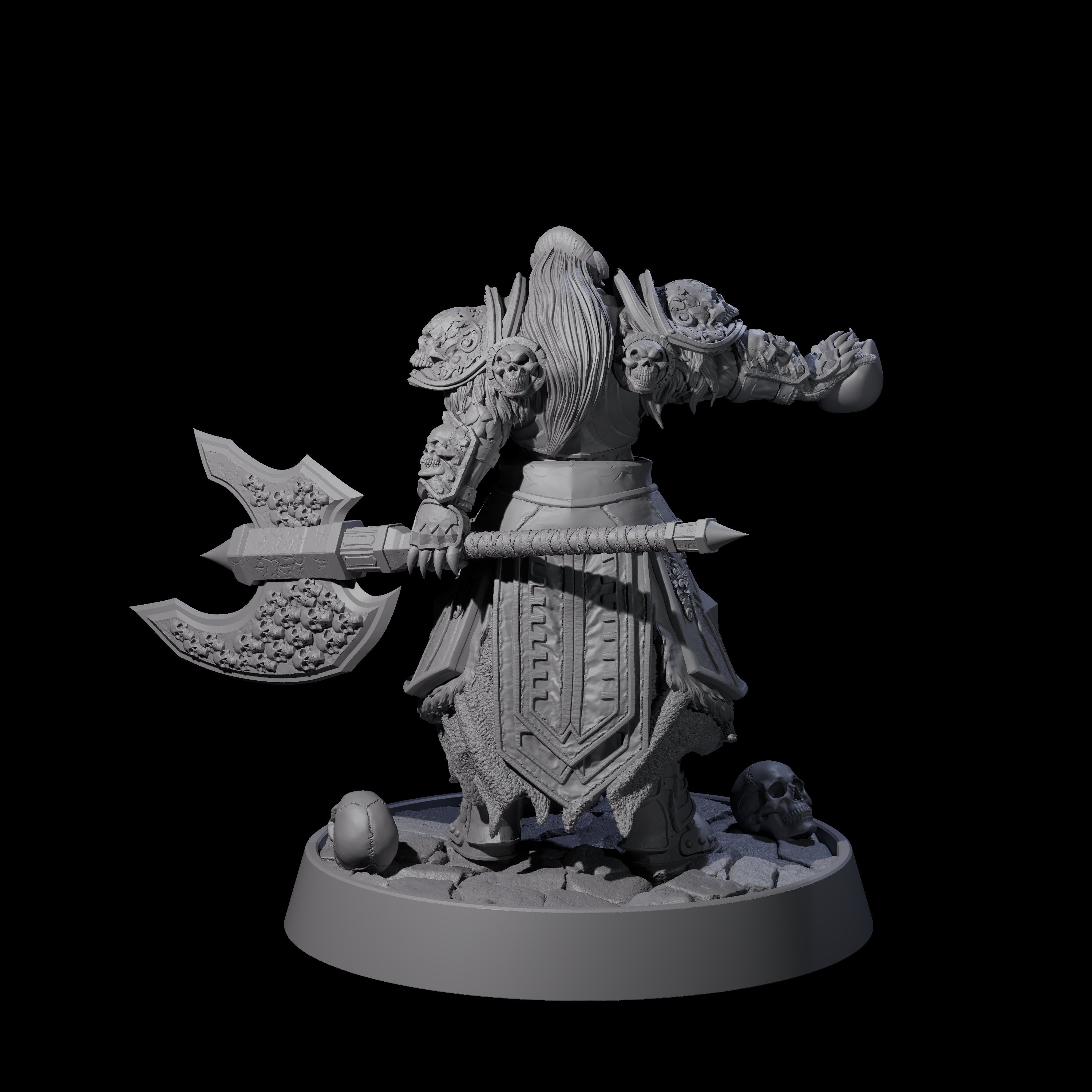 Horrible Undead Horde H Miniature for Dungeons and Dragons, Pathfinder or other TTRPGs