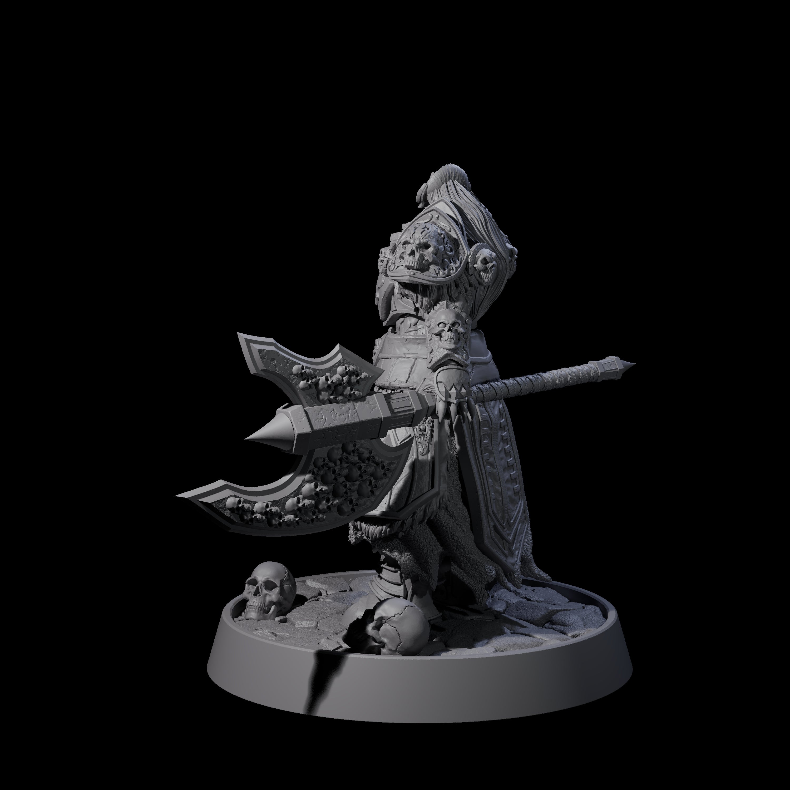 Horrible Undead Horde H Miniature for Dungeons and Dragons, Pathfinder or other TTRPGs