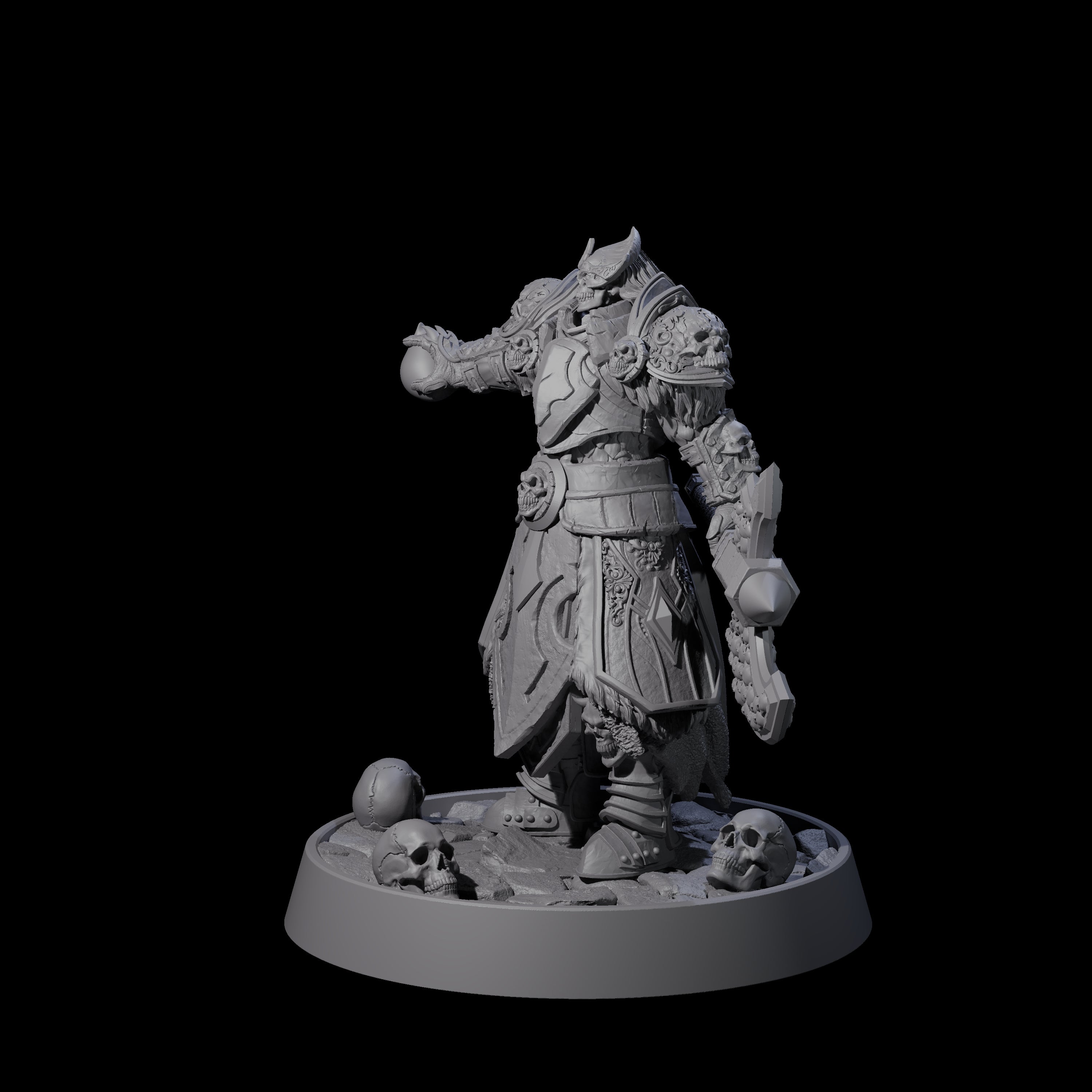 Horrible Undead Horde H Miniature for Dungeons and Dragons, Pathfinder or other TTRPGs
