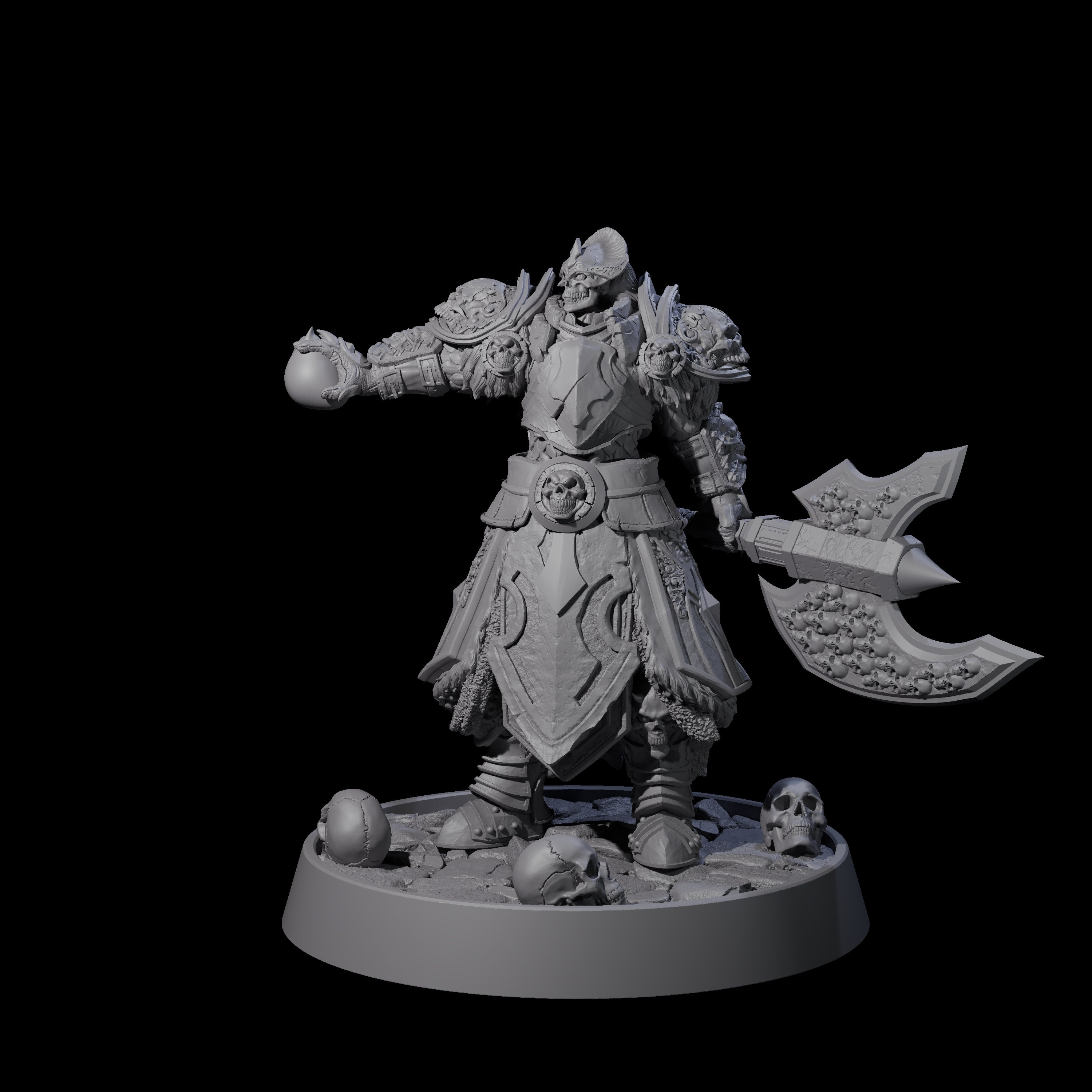 Horrible Undead Horde H Miniature for Dungeons and Dragons, Pathfinder or other TTRPGs