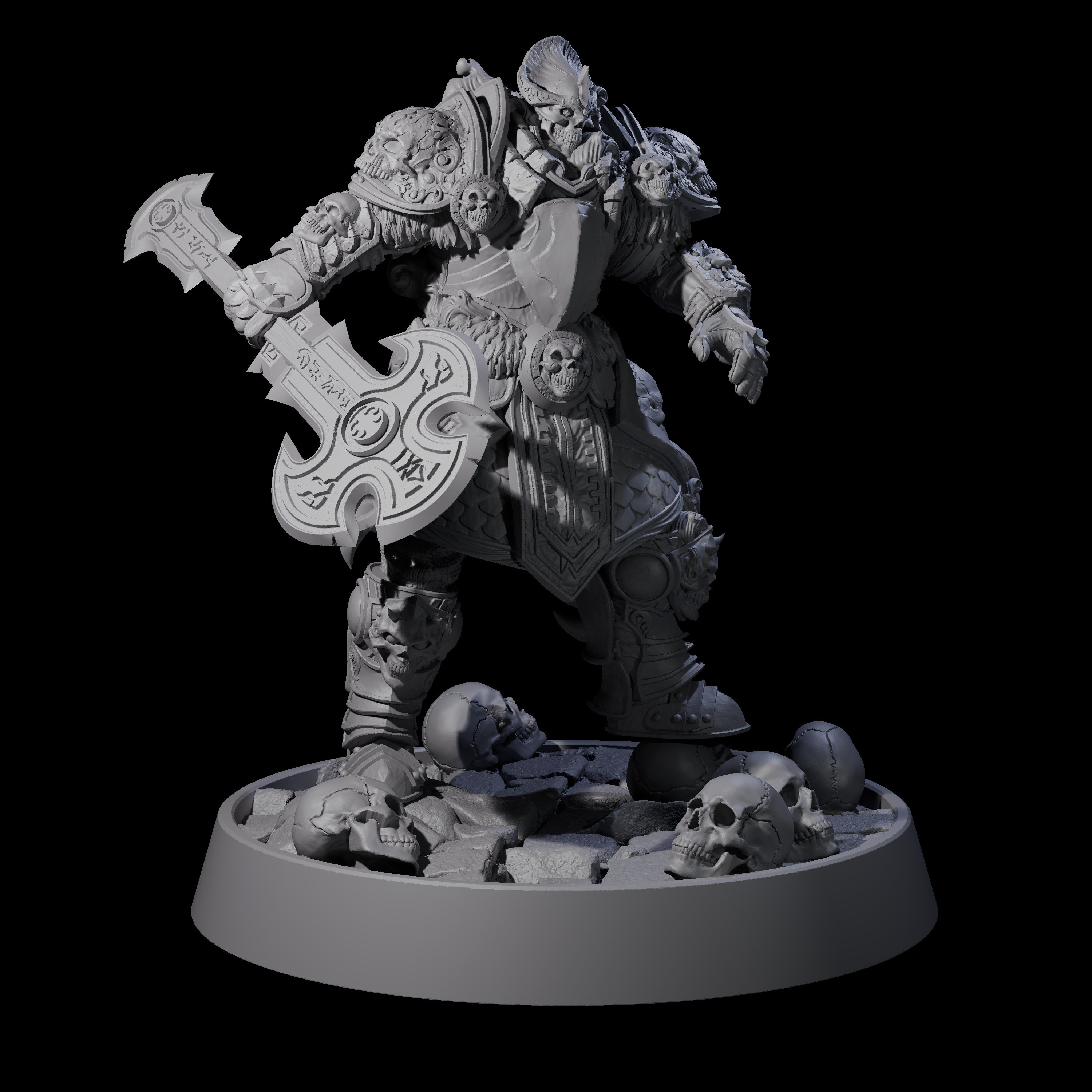 Horrible Undead Horde I Miniature for Dungeons and Dragons, Pathfinder or other TTRPGs