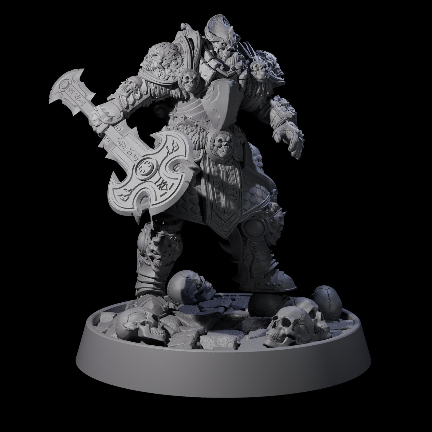 Horrible Undead Horde I Miniature for Dungeons and Dragons, Pathfinder or other TTRPGs