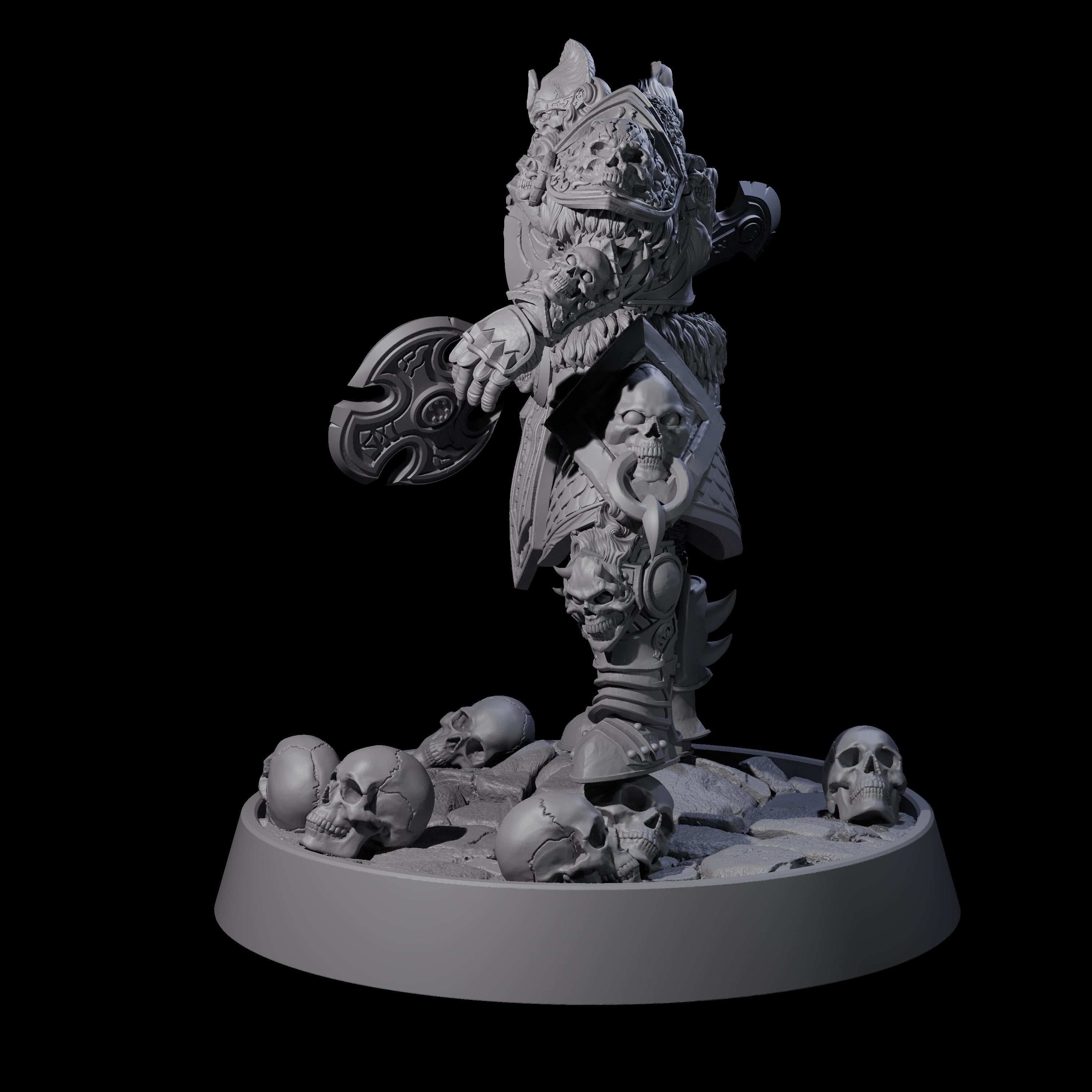 Horrible Undead Horde I Miniature for Dungeons and Dragons, Pathfinder or other TTRPGs