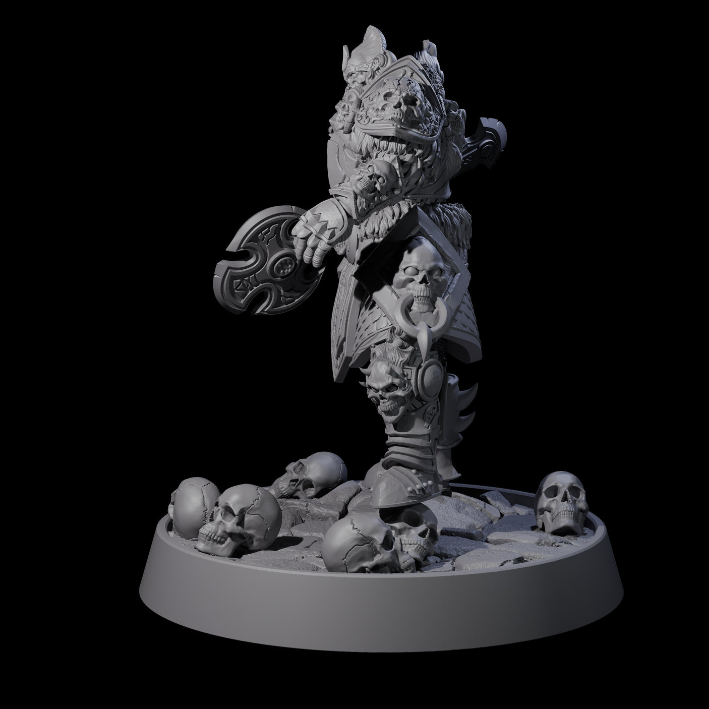 Horrible Undead Horde I Miniature for Dungeons and Dragons, Pathfinder or other TTRPGs