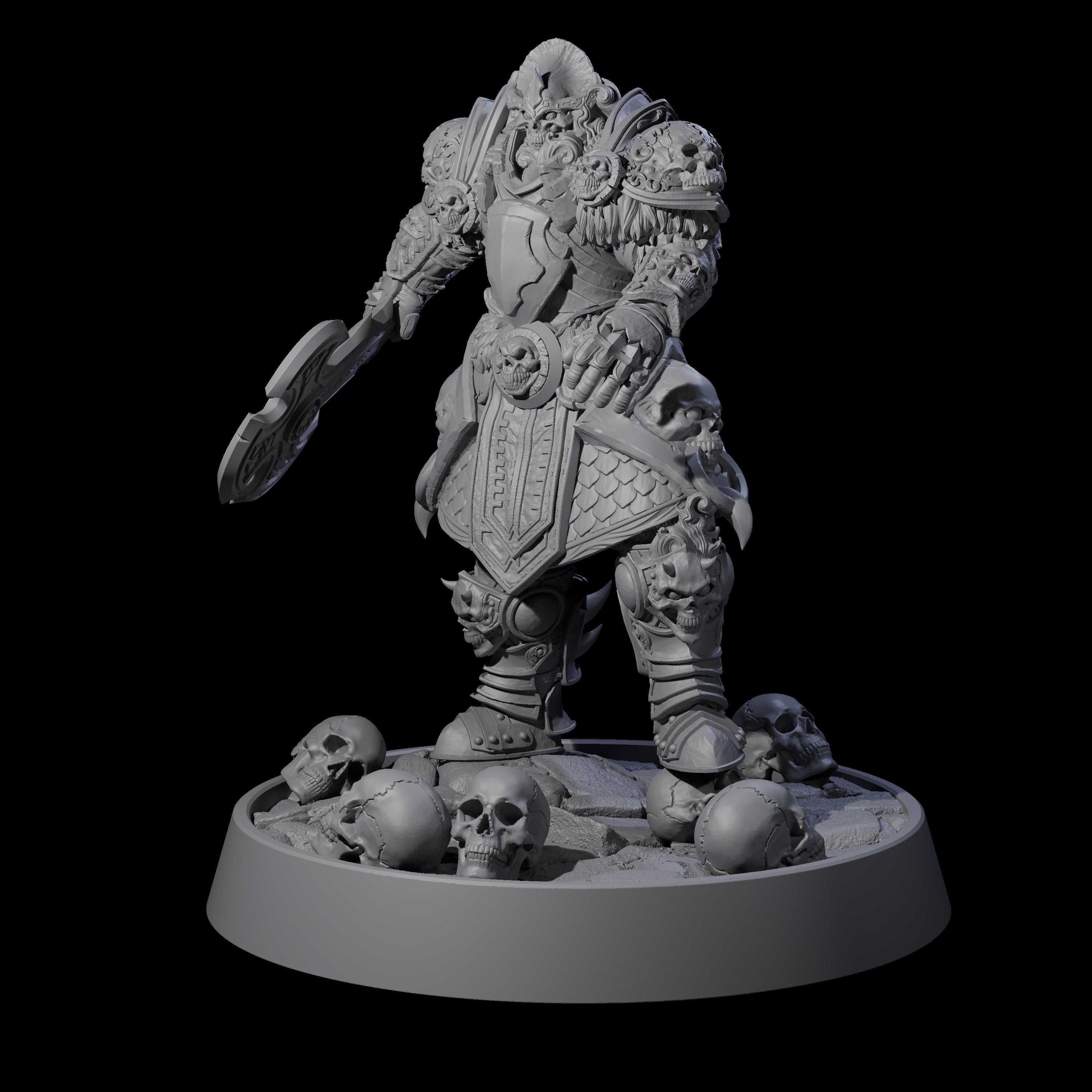 Horrible Undead Horde I Miniature for Dungeons and Dragons, Pathfinder or other TTRPGs