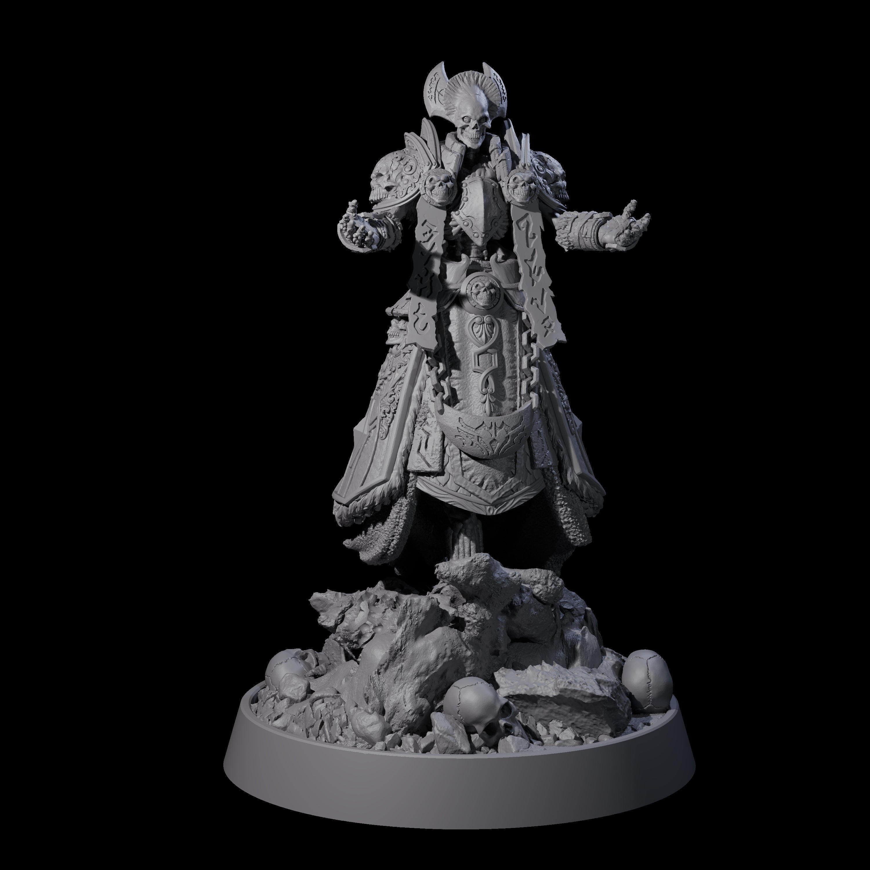 Horrible Undead Horde J Miniature for Dungeons and Dragons, Pathfinder or other TTRPGs