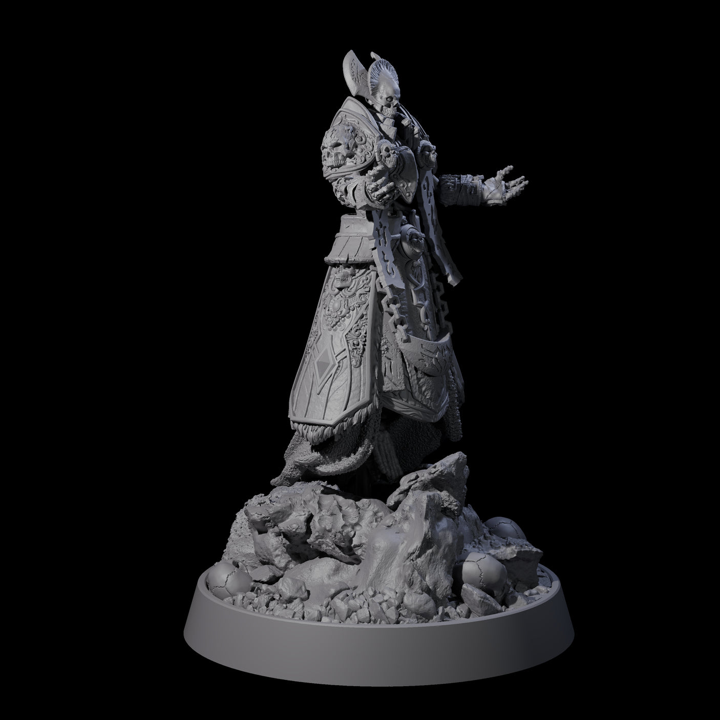 Horrible Undead Horde J Miniature for Dungeons and Dragons, Pathfinder or other TTRPGs