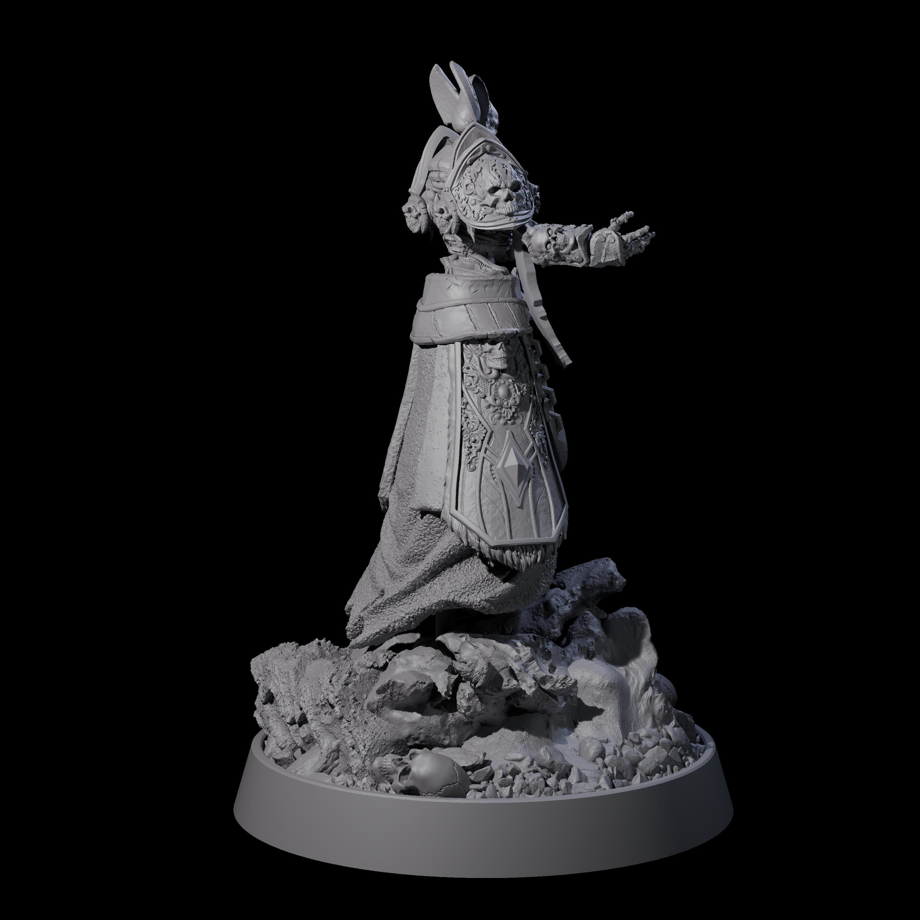 Horrible Undead Horde J Miniature for Dungeons and Dragons, Pathfinder or other TTRPGs