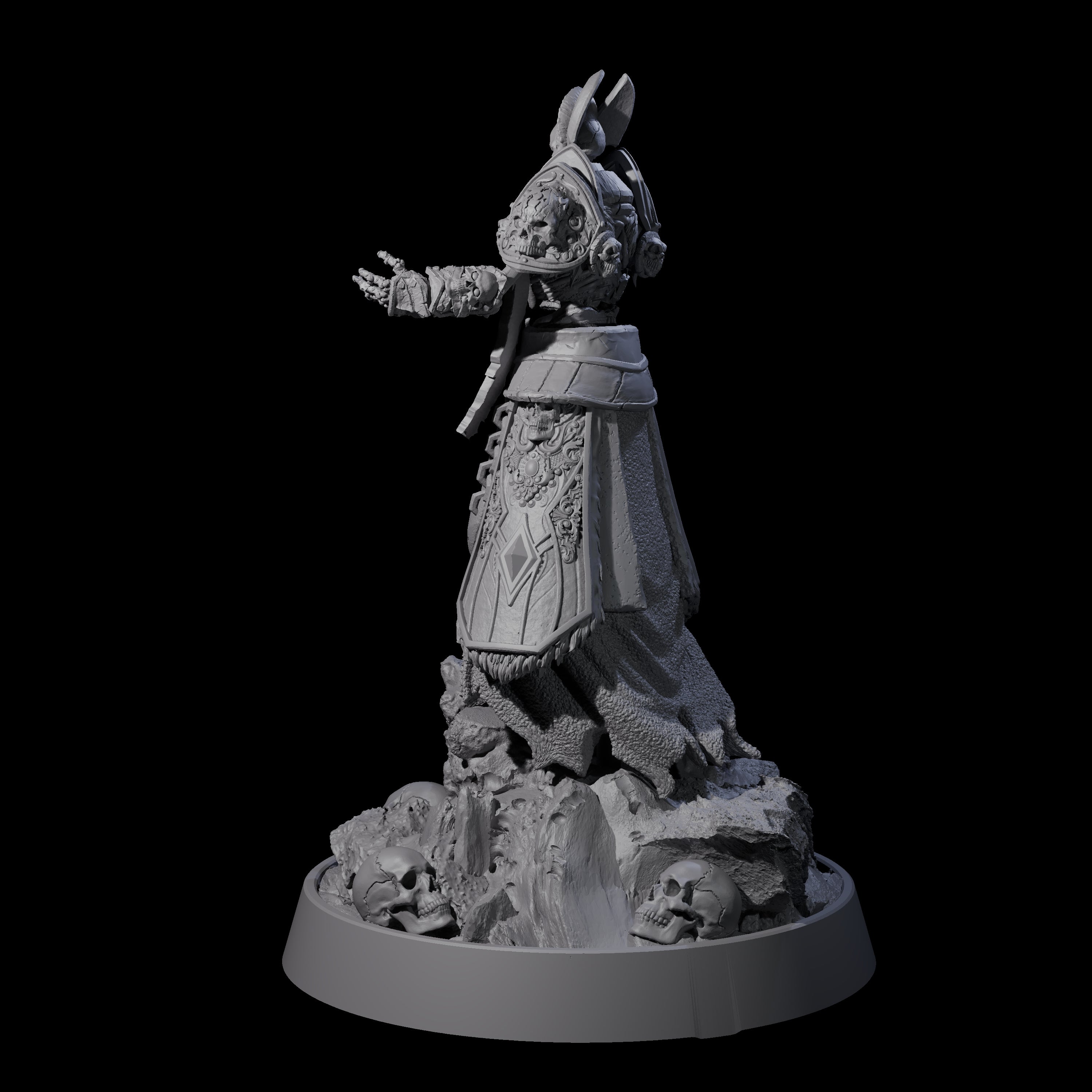 Horrible Undead Horde J Miniature for Dungeons and Dragons, Pathfinder or other TTRPGs