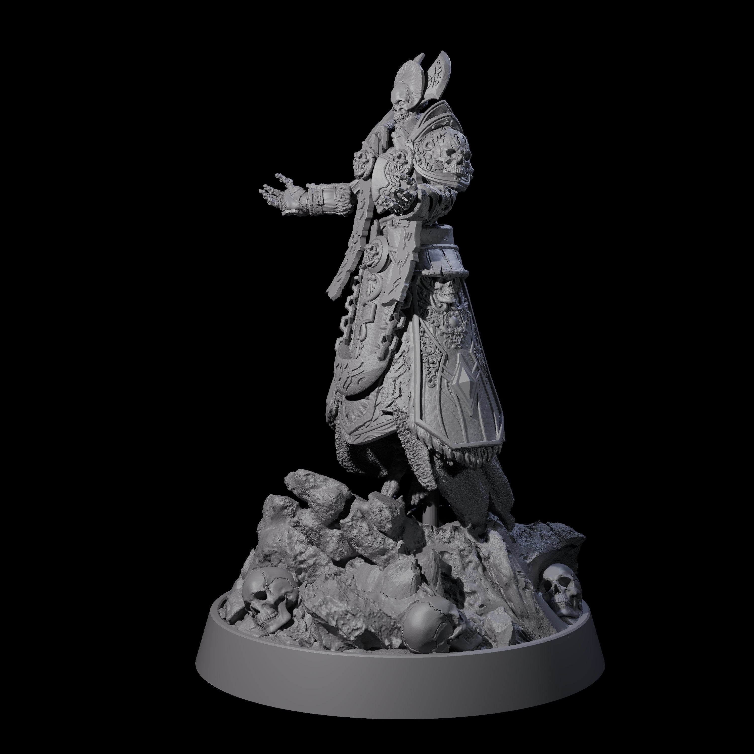 Horrible Undead Horde J Miniature for Dungeons and Dragons, Pathfinder or other TTRPGs