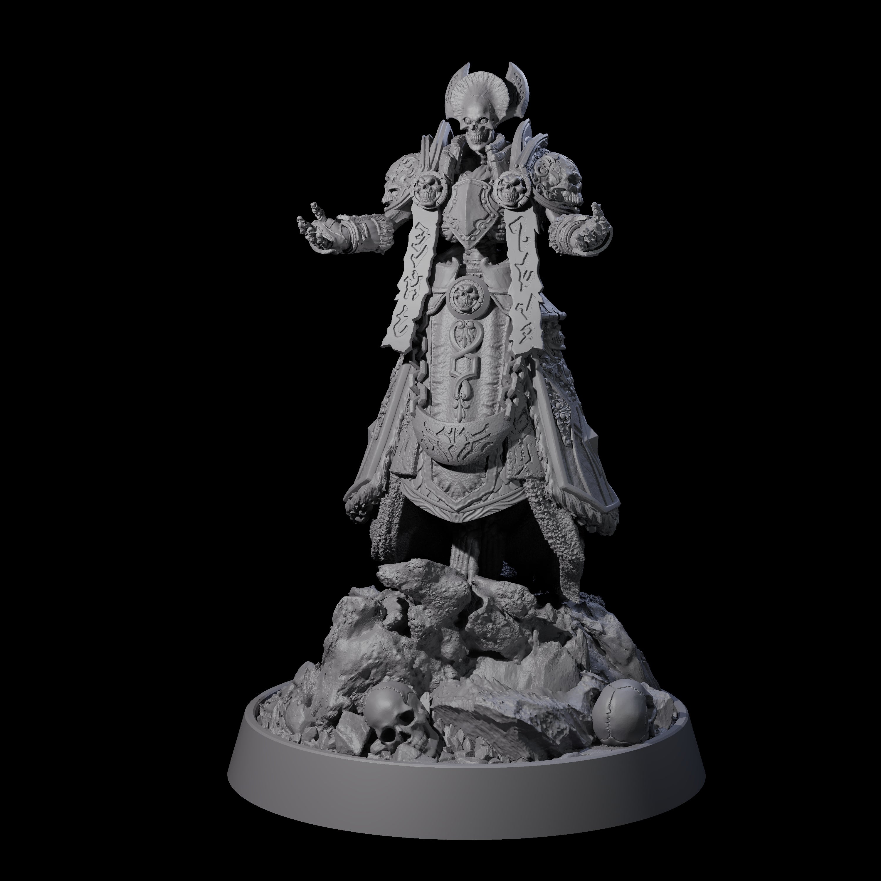 Horrible Undead Horde J Miniature for Dungeons and Dragons, Pathfinder or other TTRPGs
