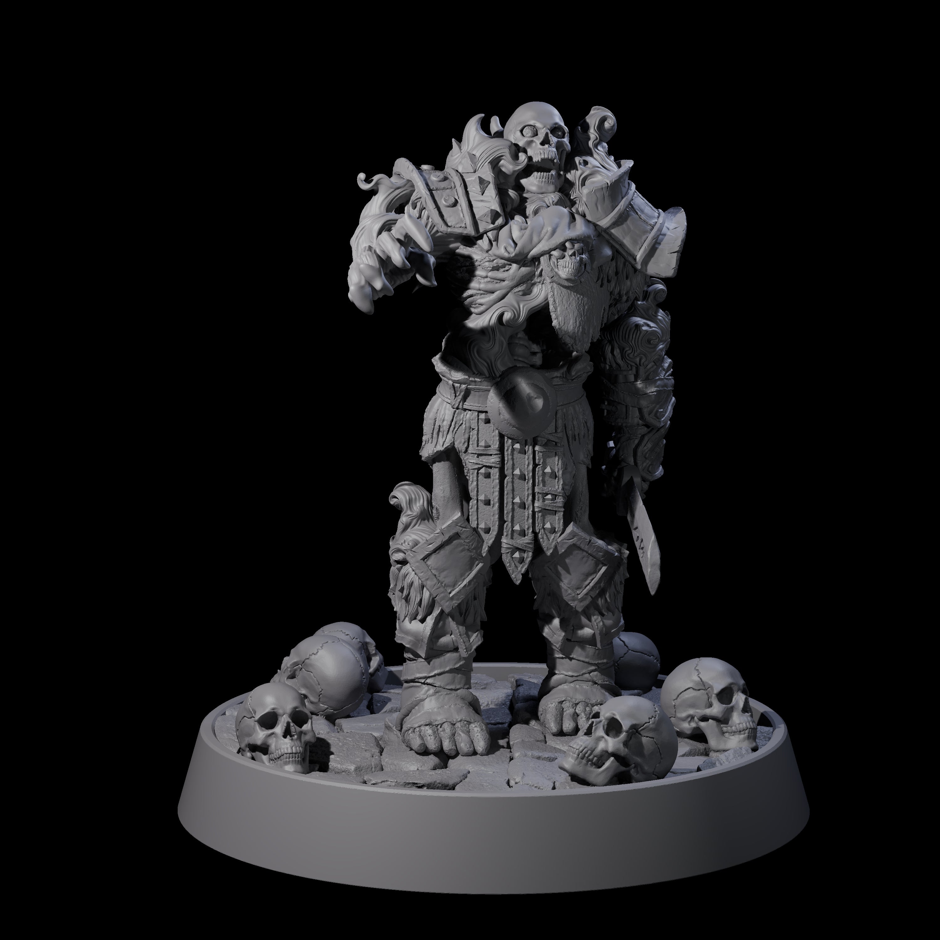 Horrible Undead Horde K Miniature for Dungeons and Dragons, Pathfinder or other TTRPGs