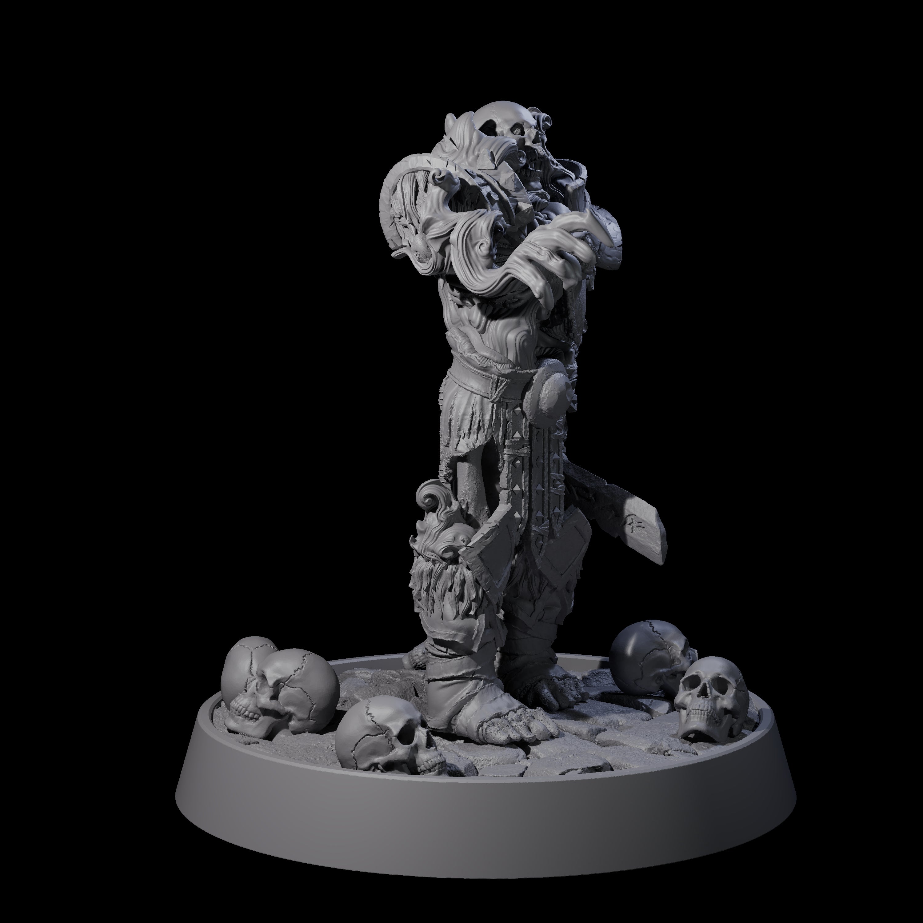 Horrible Undead Horde K Miniature for Dungeons and Dragons, Pathfinder or other TTRPGs