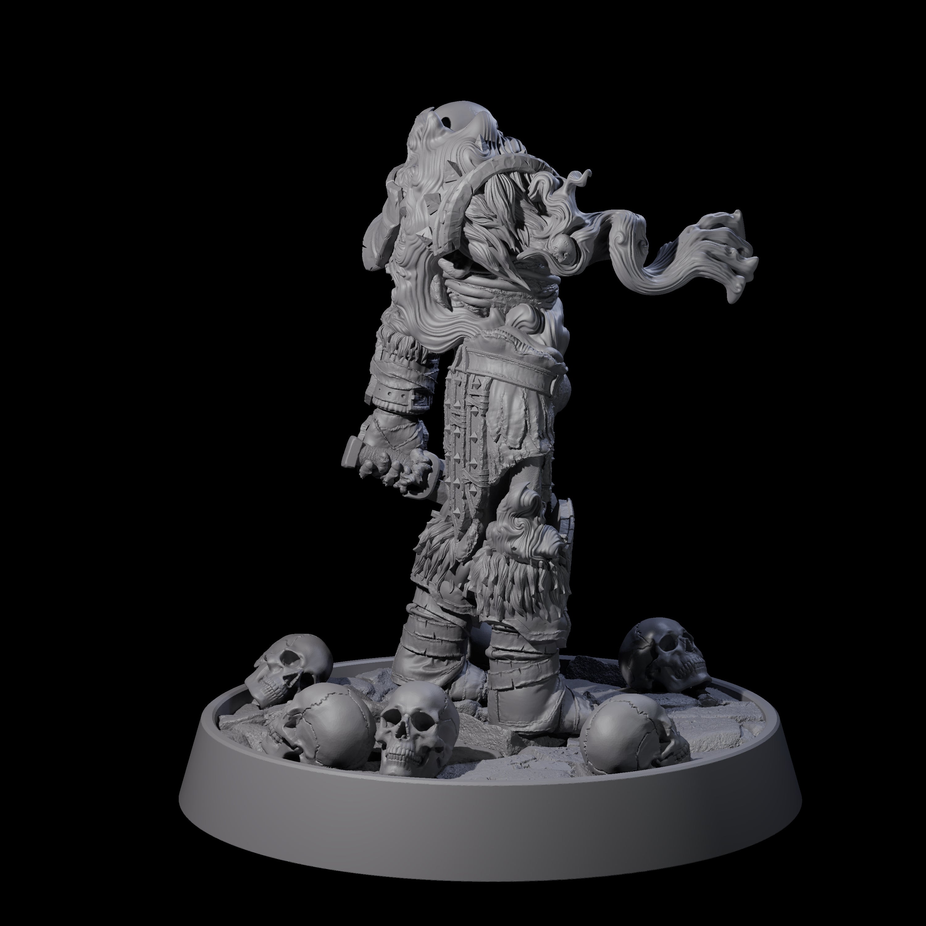 Horrible Undead Horde K Miniature for Dungeons and Dragons, Pathfinder or other TTRPGs