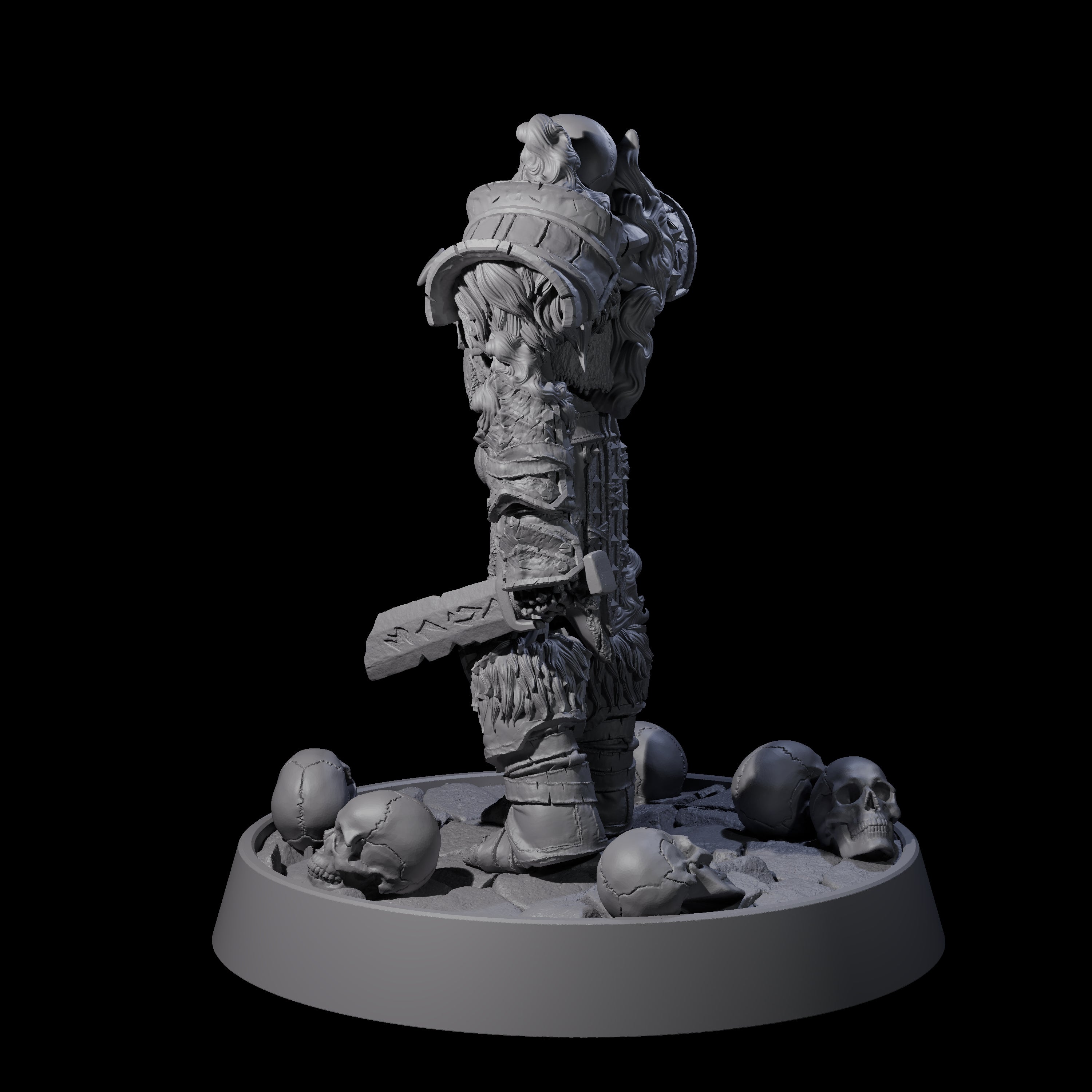Horrible Undead Horde K Miniature for Dungeons and Dragons, Pathfinder or other TTRPGs