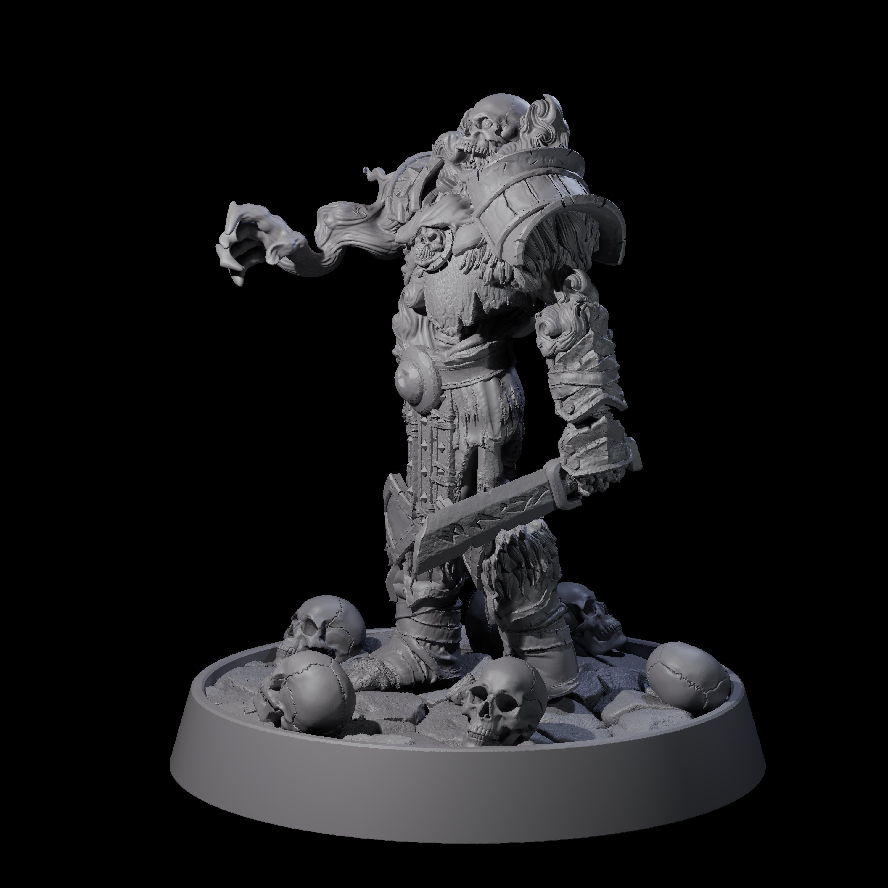 Horrible Undead Horde K Miniature for Dungeons and Dragons, Pathfinder or other TTRPGs