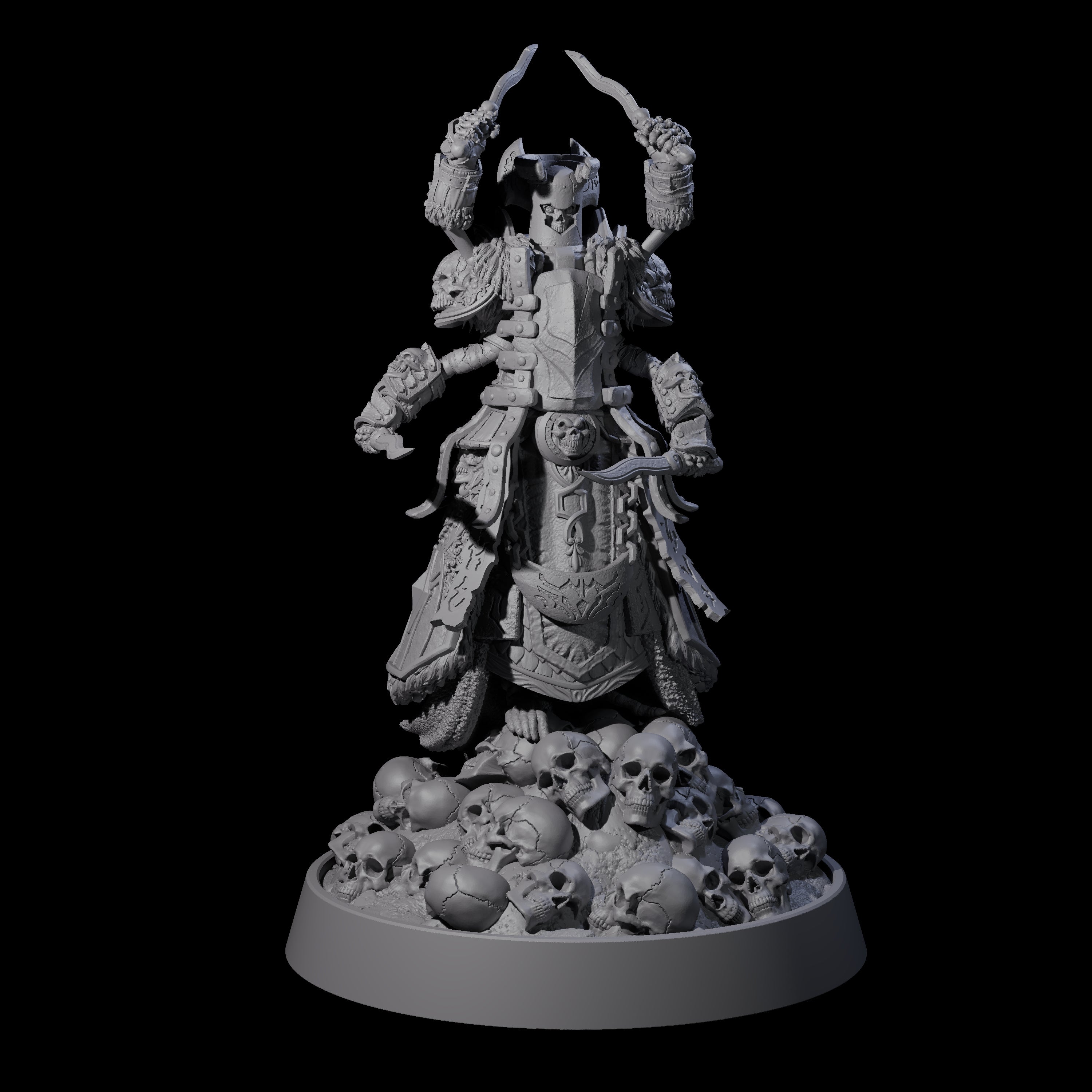 Horrible Undead Horde L Miniature for Dungeons and Dragons, Pathfinder or other TTRPGs