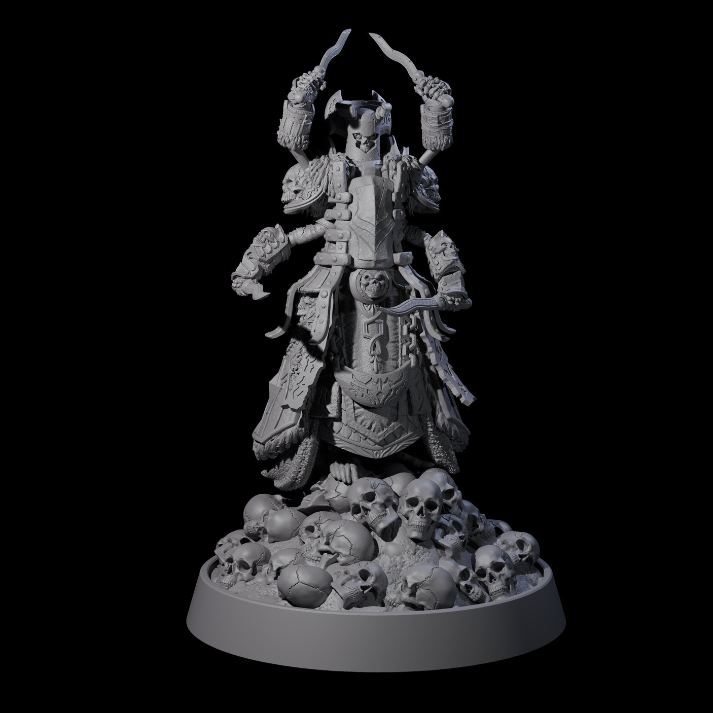 Horrible Undead Horde L Miniature for Dungeons and Dragons, Pathfinder or other TTRPGs
