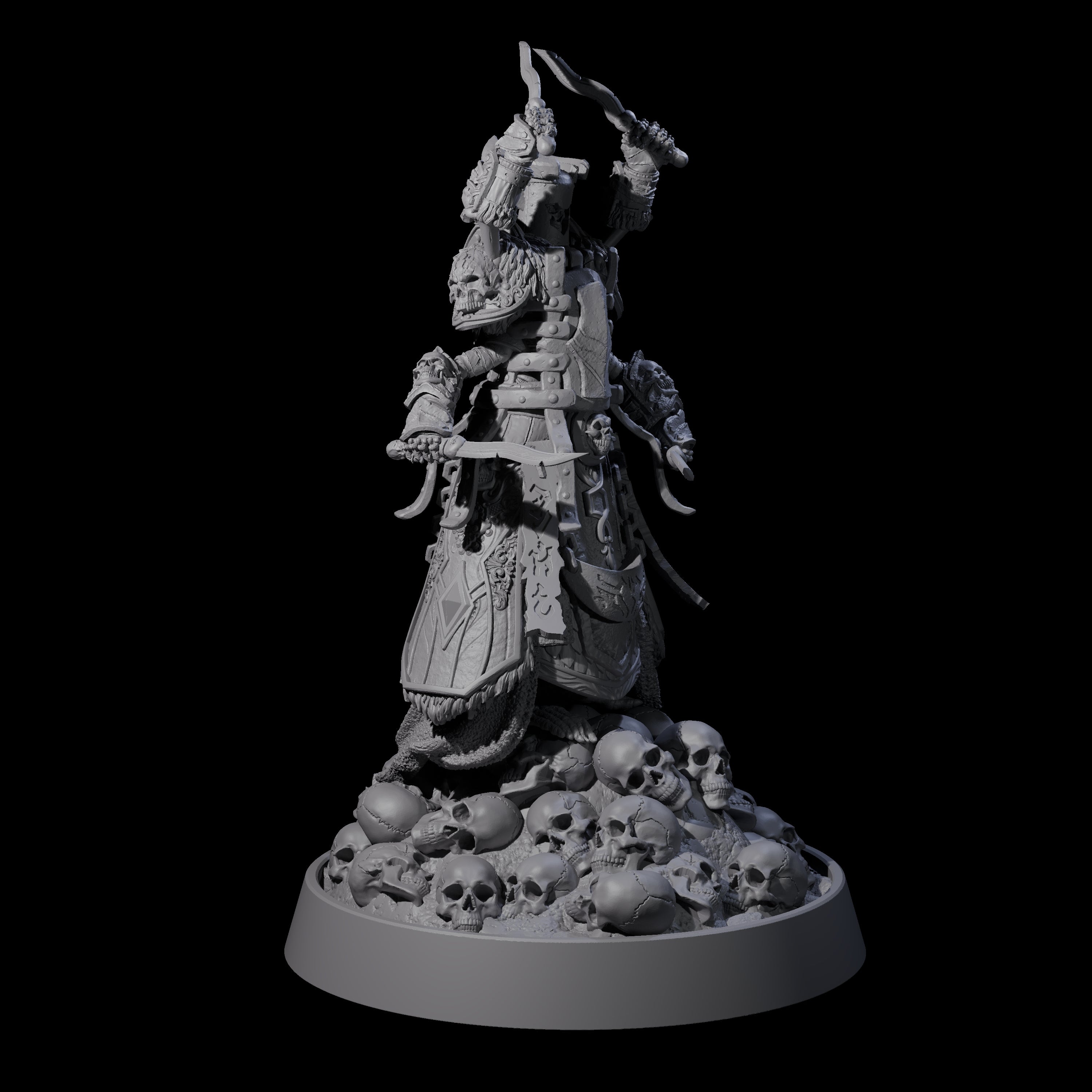 Horrible Undead Horde L Miniature for Dungeons and Dragons, Pathfinder or other TTRPGs