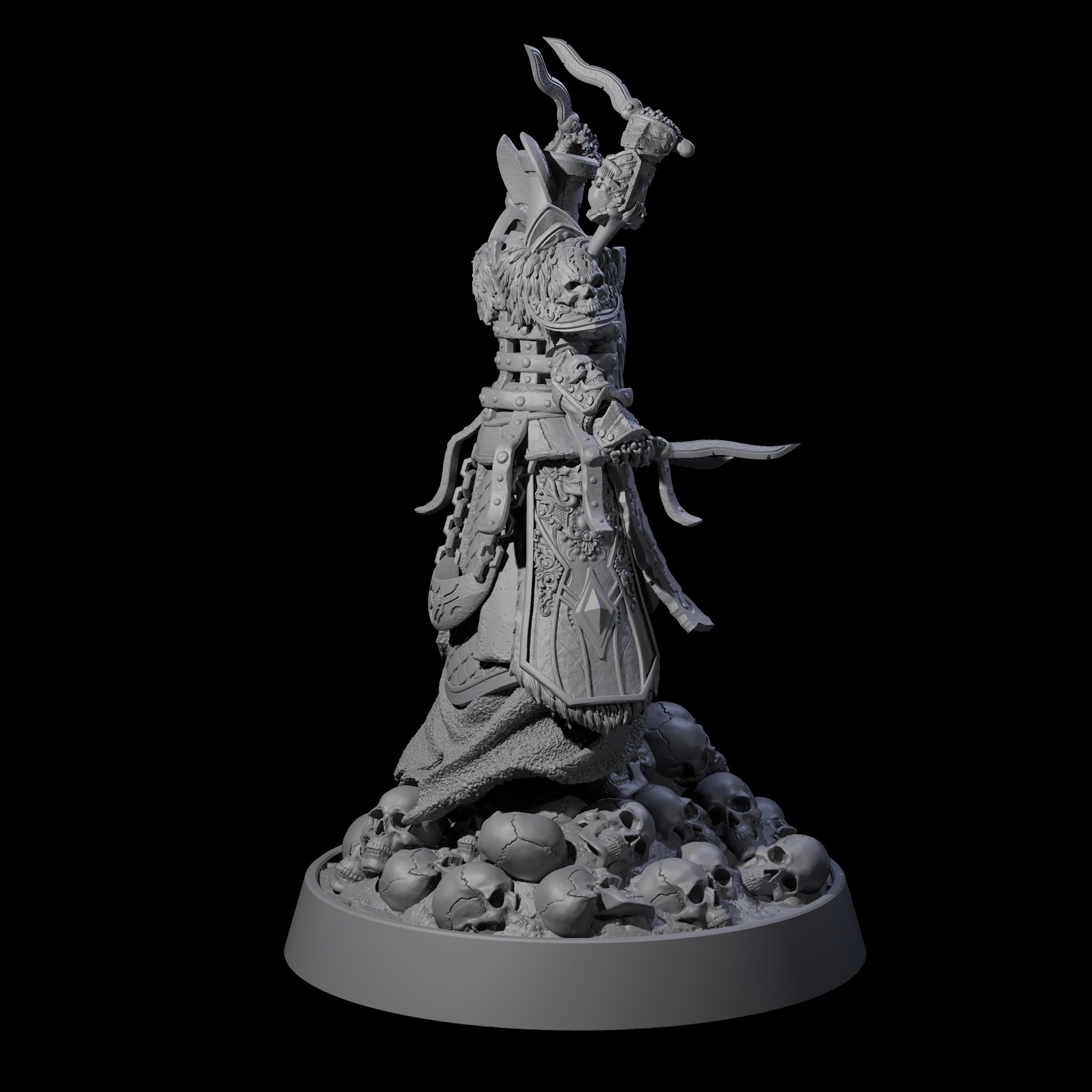 Horrible Undead Horde L Miniature for Dungeons and Dragons, Pathfinder or other TTRPGs