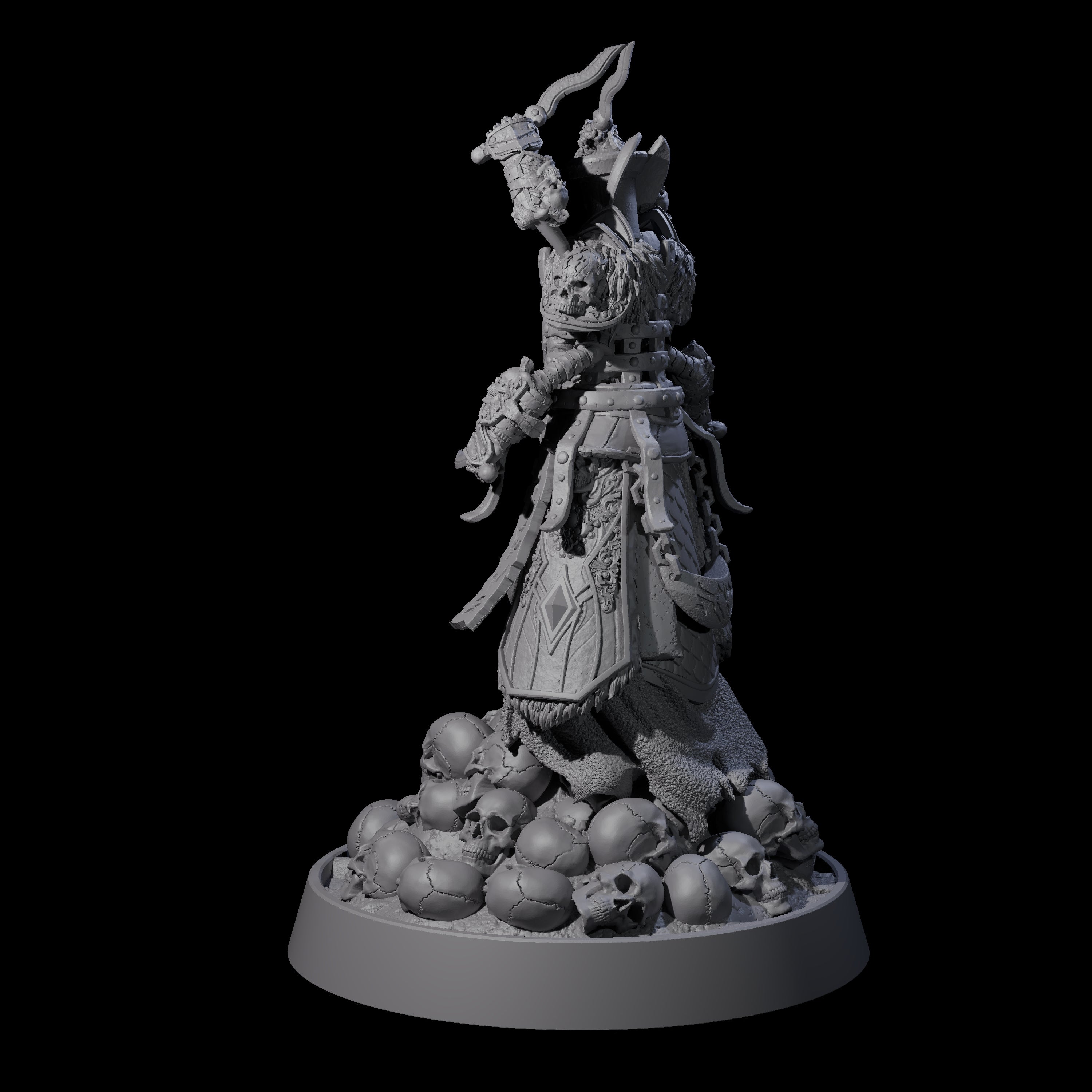 Horrible Undead Horde L Miniature for Dungeons and Dragons, Pathfinder or other TTRPGs