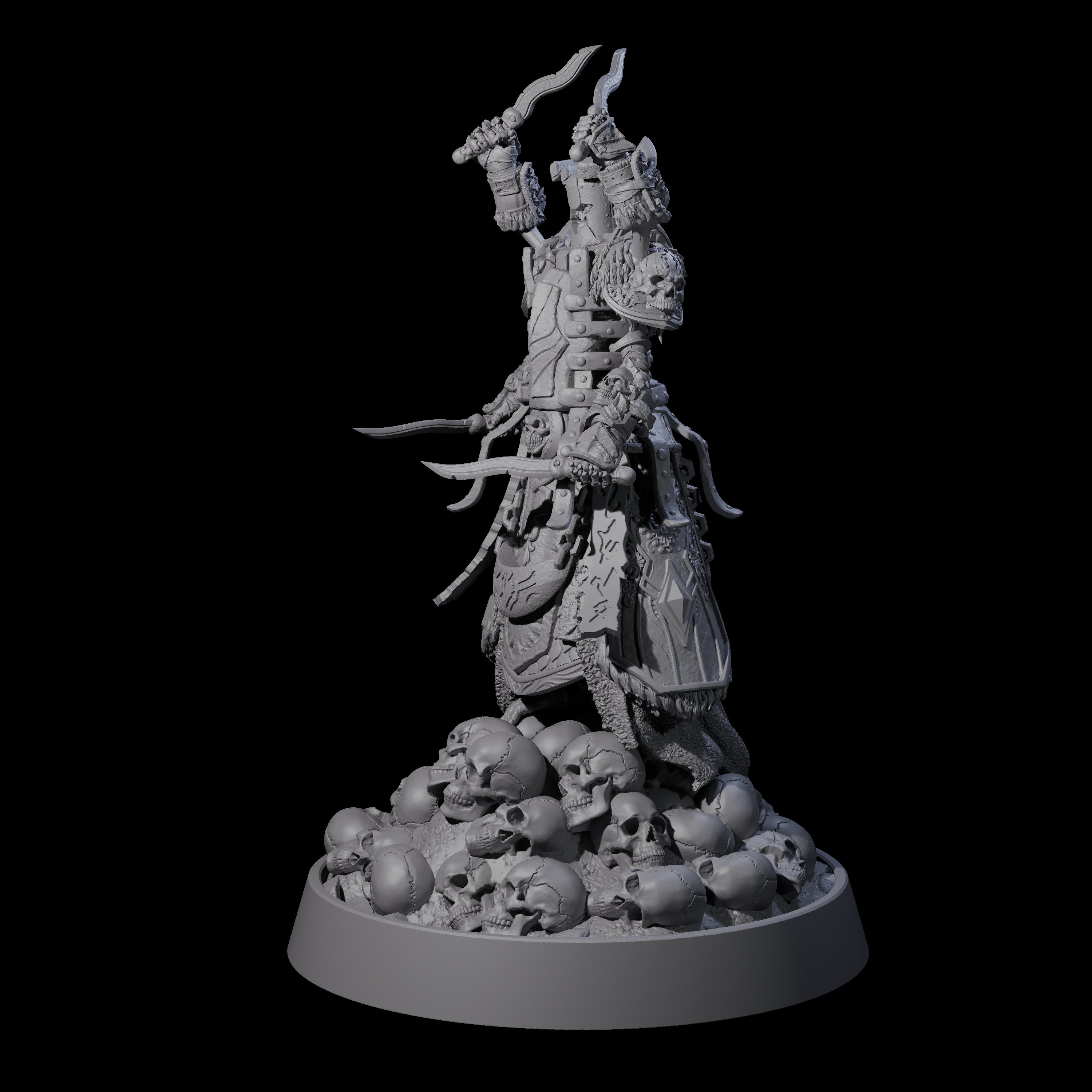 Horrible Undead Horde L Miniature for Dungeons and Dragons, Pathfinder or other TTRPGs