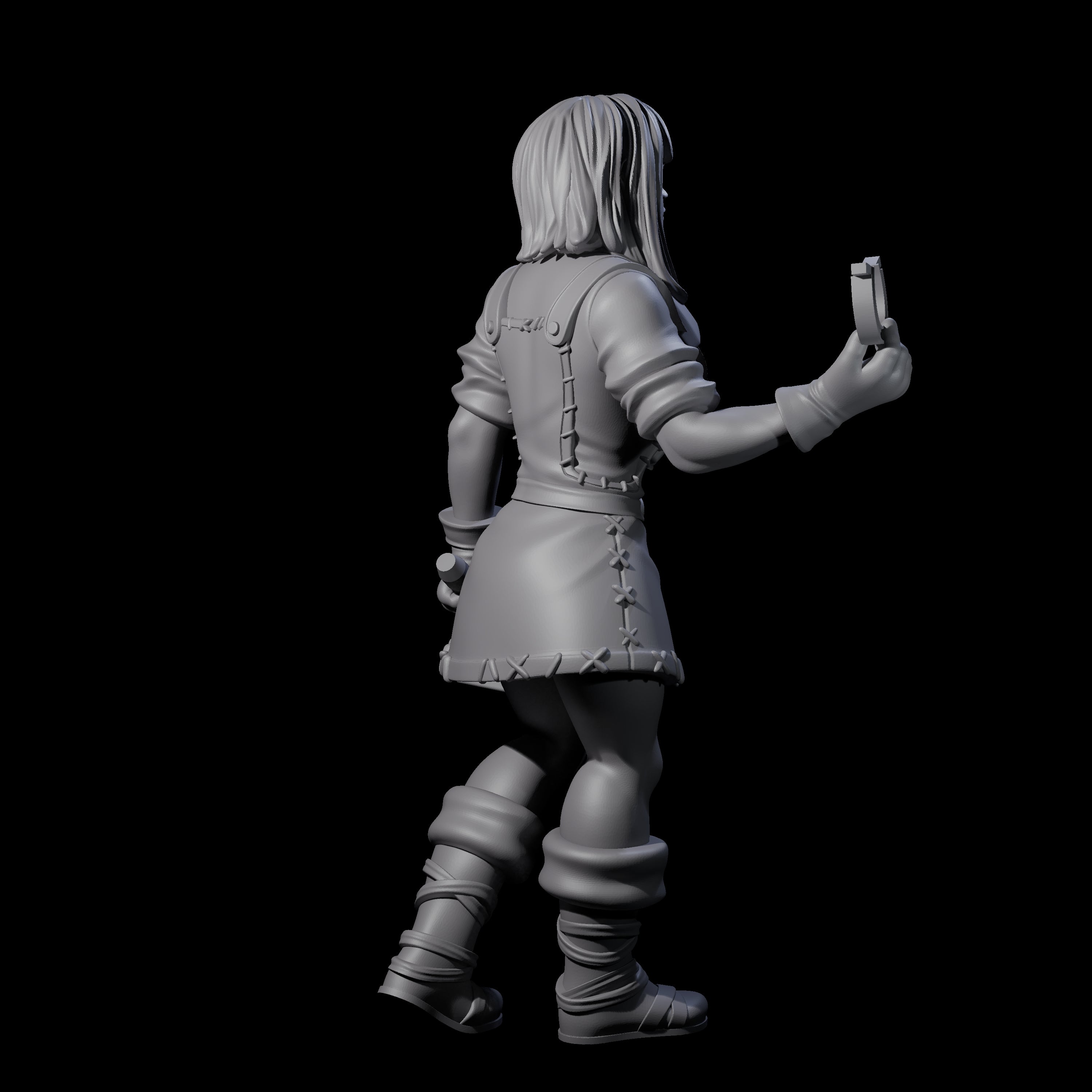 Horse Shoe Blacksmith Miniature for Dungeons and Dragons, Pathfinder or other TTRPGs