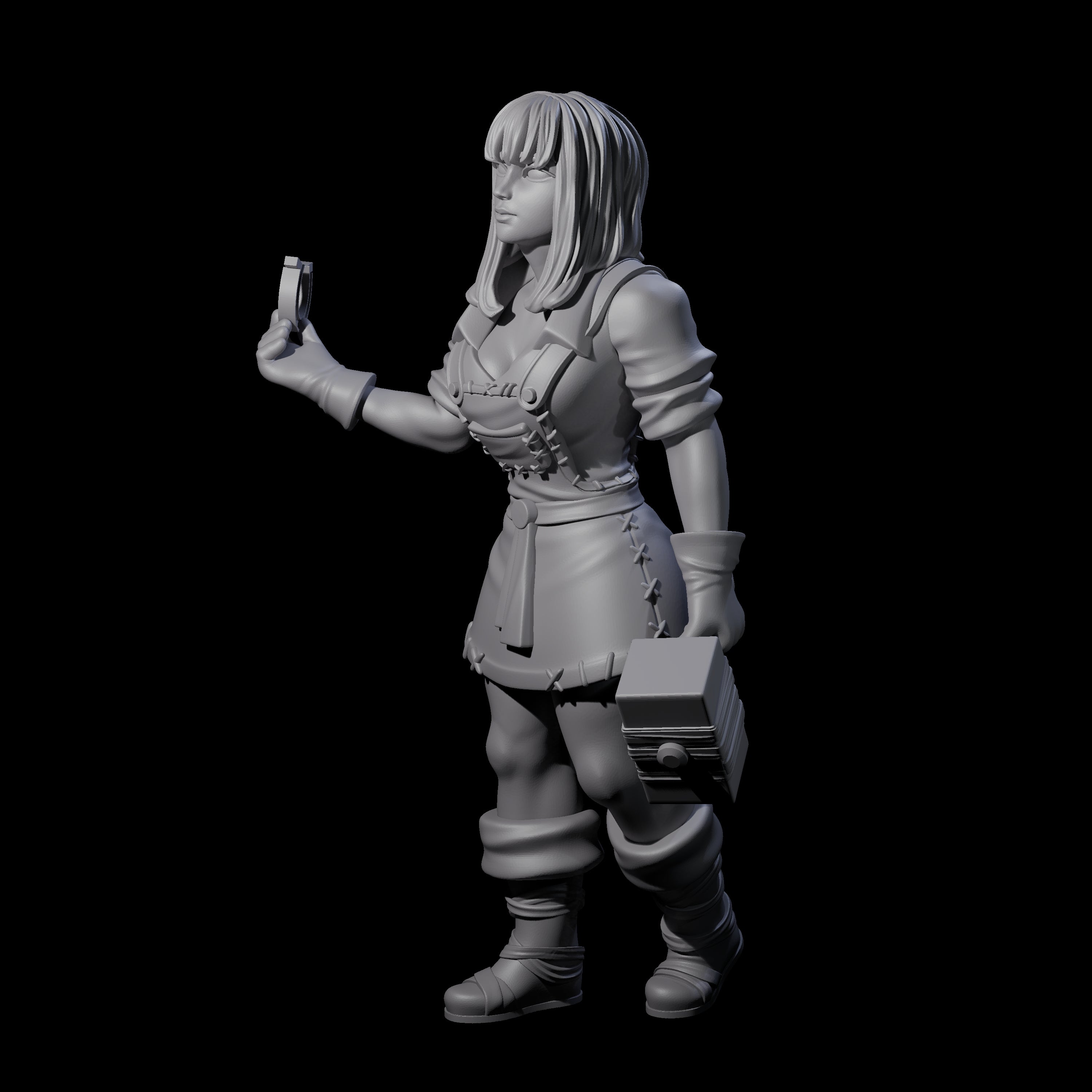 Horse Shoe Blacksmith Miniature for Dungeons and Dragons, Pathfinder or other TTRPGs