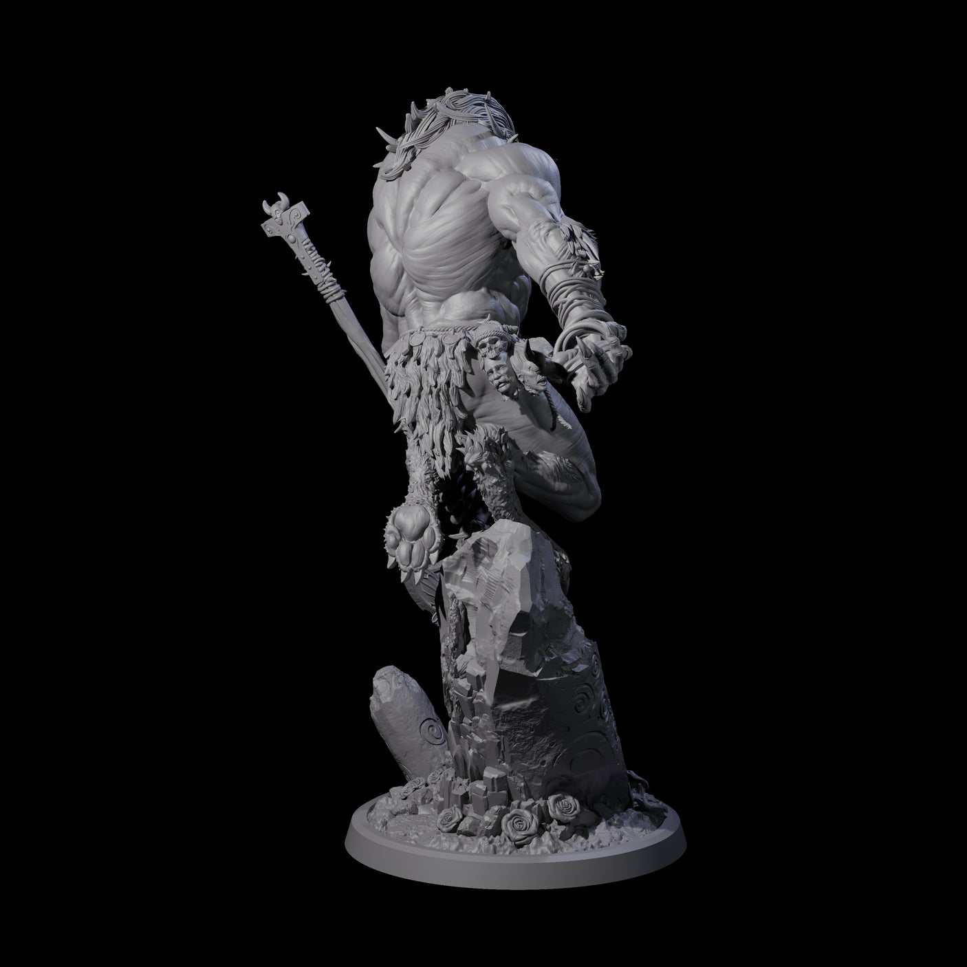 Howling Lycan A Miniature for Dungeons and Dragons, Pathfinder or other TTRPGs