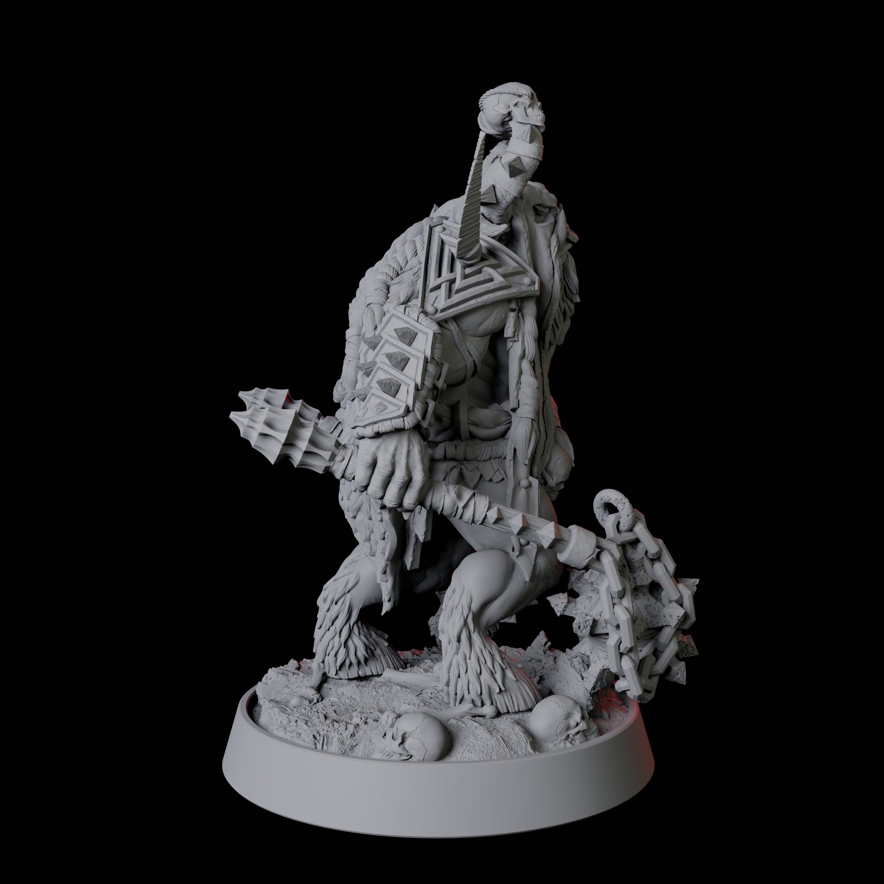 Hulking Death Minotaur Miniature for Dungeons and Dragons, Pathfinder or other TTRPGs