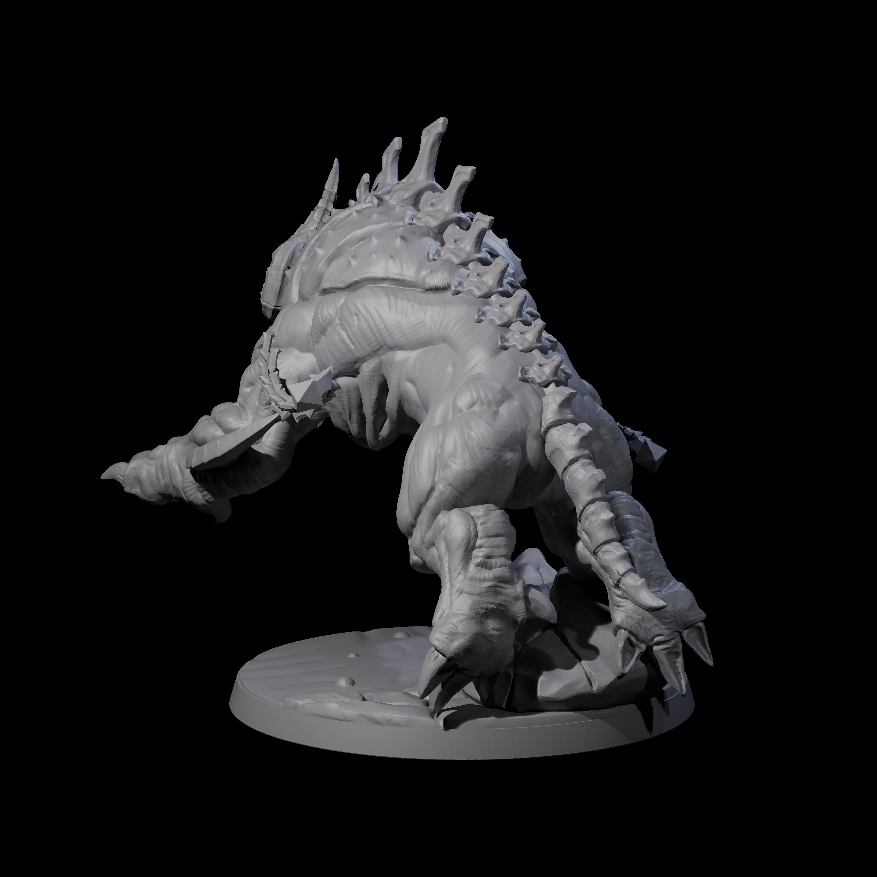 Hulking Hellhound A Miniature for Dungeons and Dragons, Pathfinder or other TTRPGs