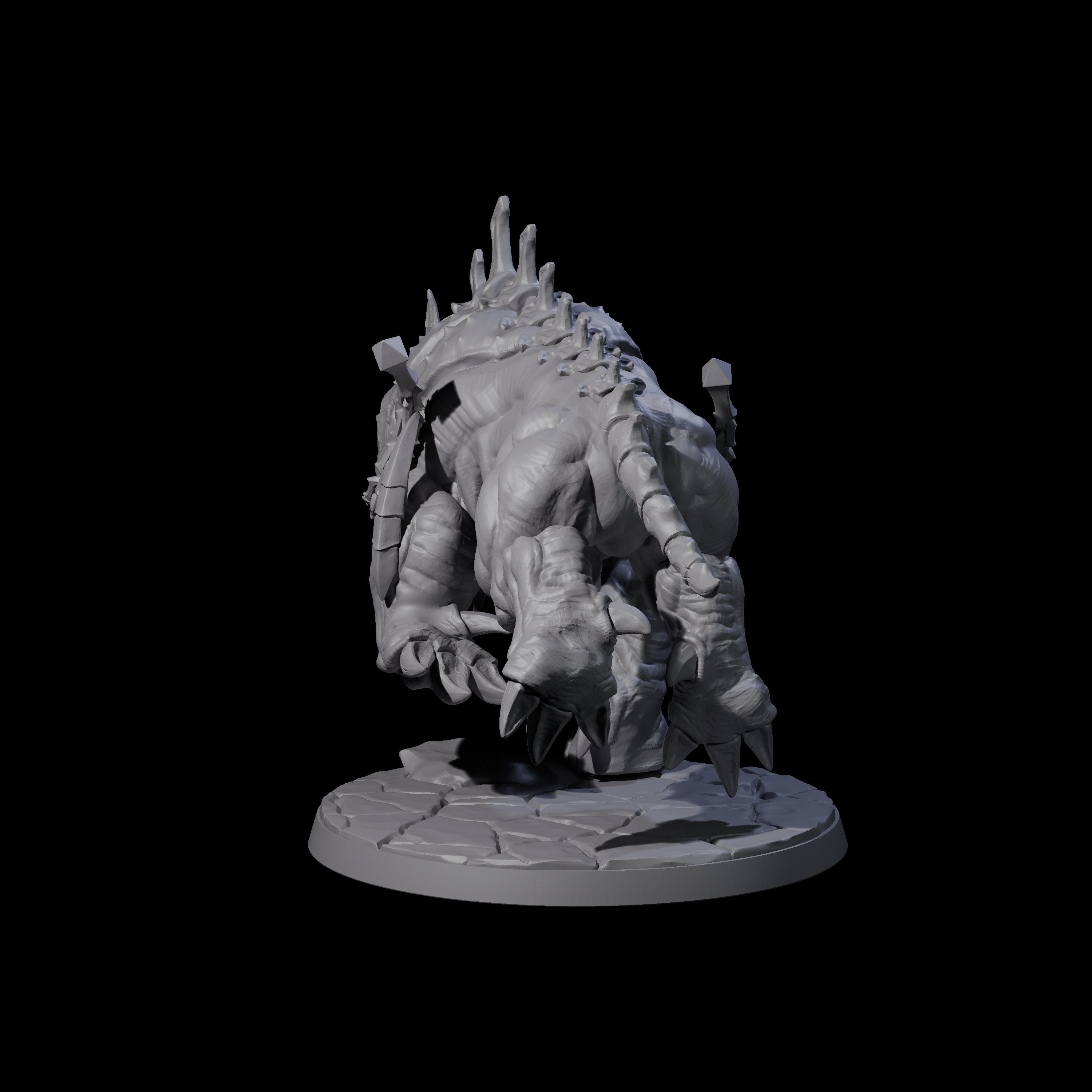 Hulking Hellhound B Miniature for Dungeons and Dragons, Pathfinder or other TTRPGs