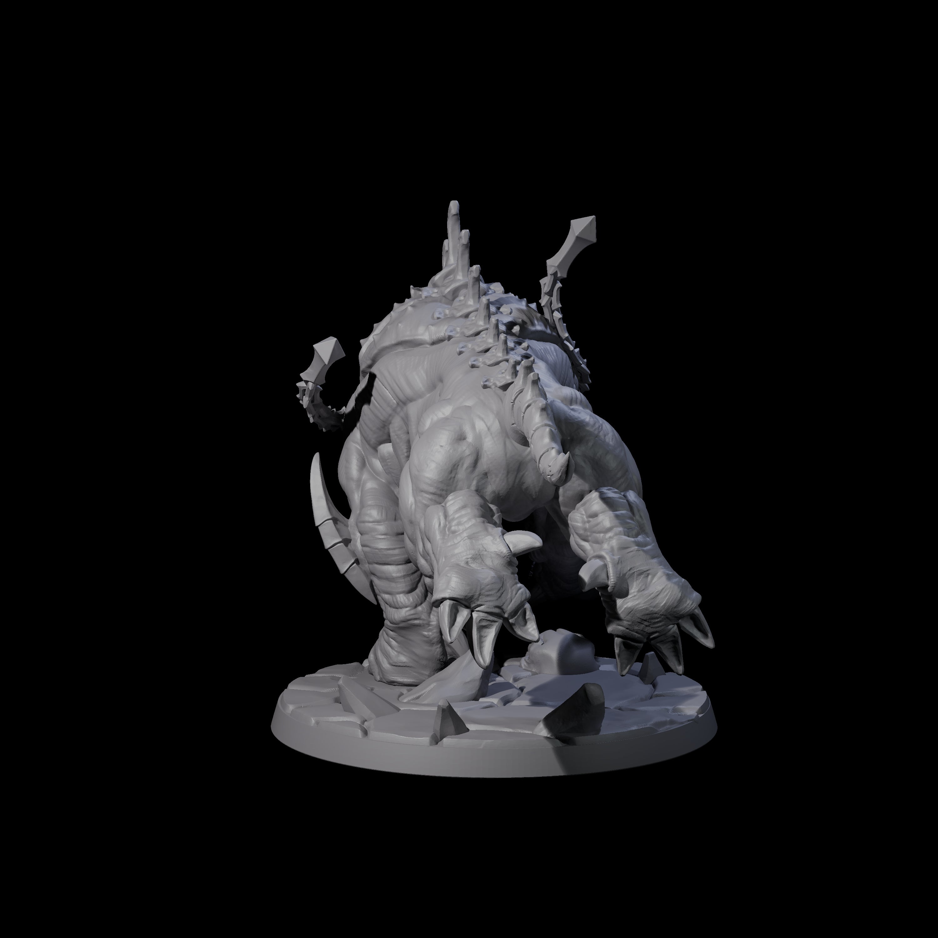 Hulking Hellhound C Miniature for Dungeons and Dragons, Pathfinder or other TTRPGs