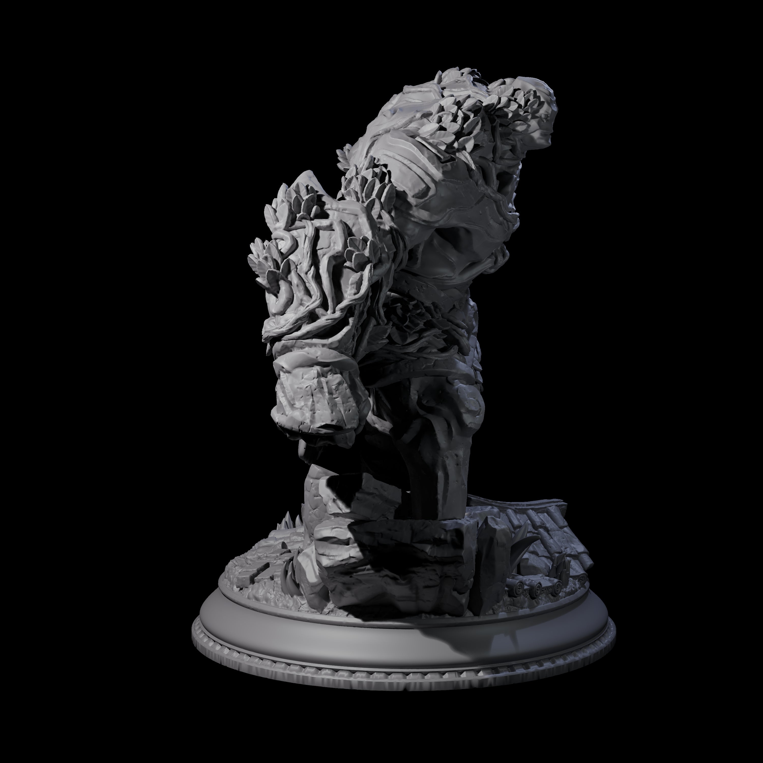 Hulking Jade Golem Miniature for Dungeons and Dragons, Pathfinder or other TTRPGs
