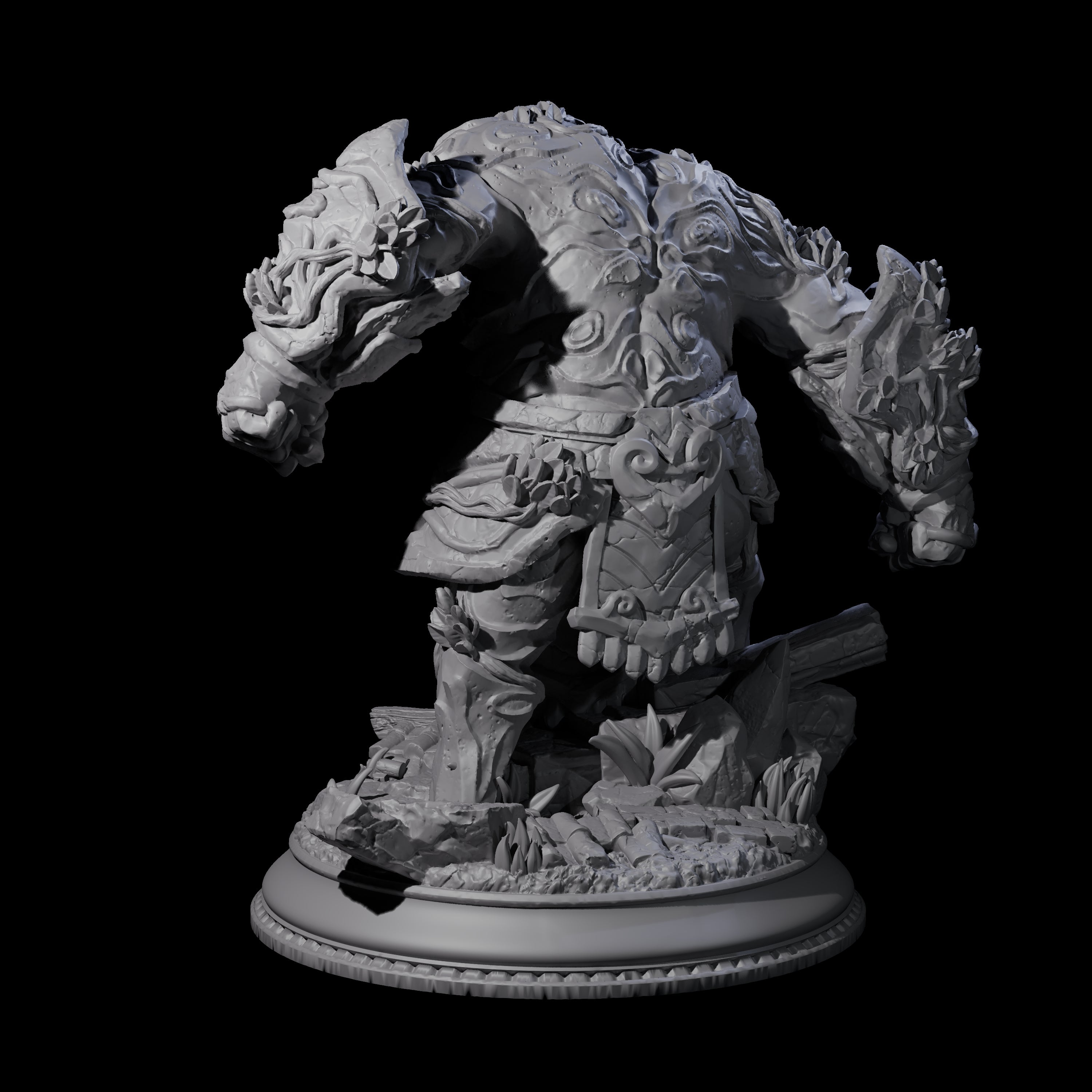 Hulking Jade Golem Miniature for Dungeons and Dragons, Pathfinder or other TTRPGs